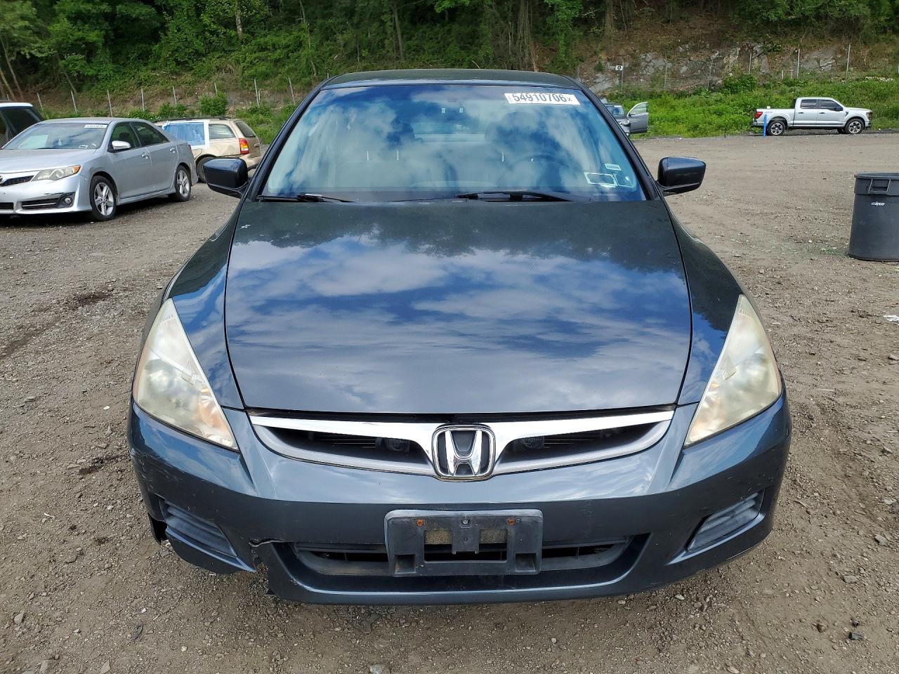 2007 Honda Accord Se Gray vin: JHMCM56397C012963