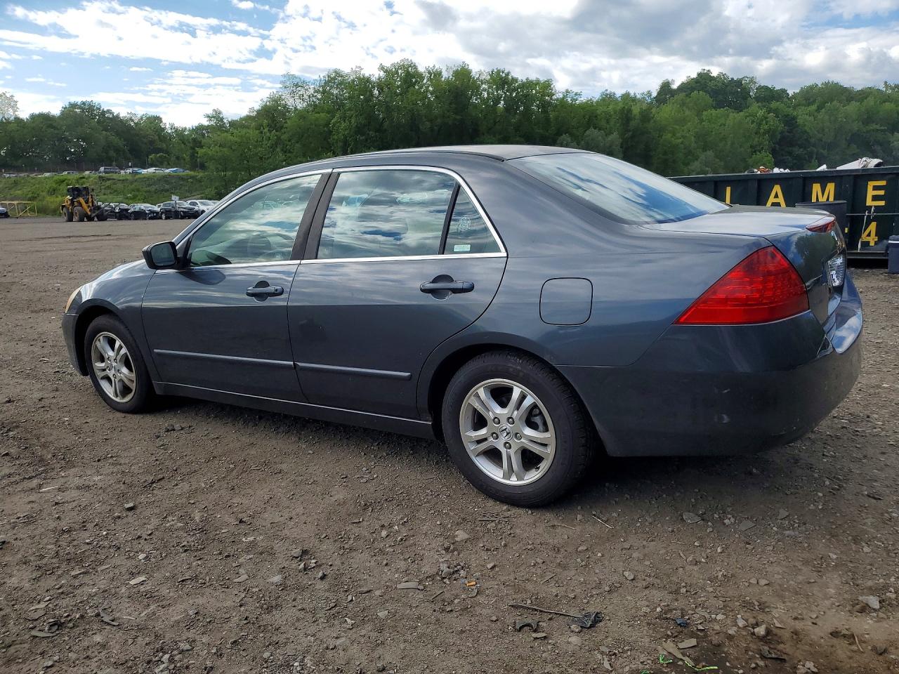2007 Honda Accord Se Gray vin: JHMCM56397C012963