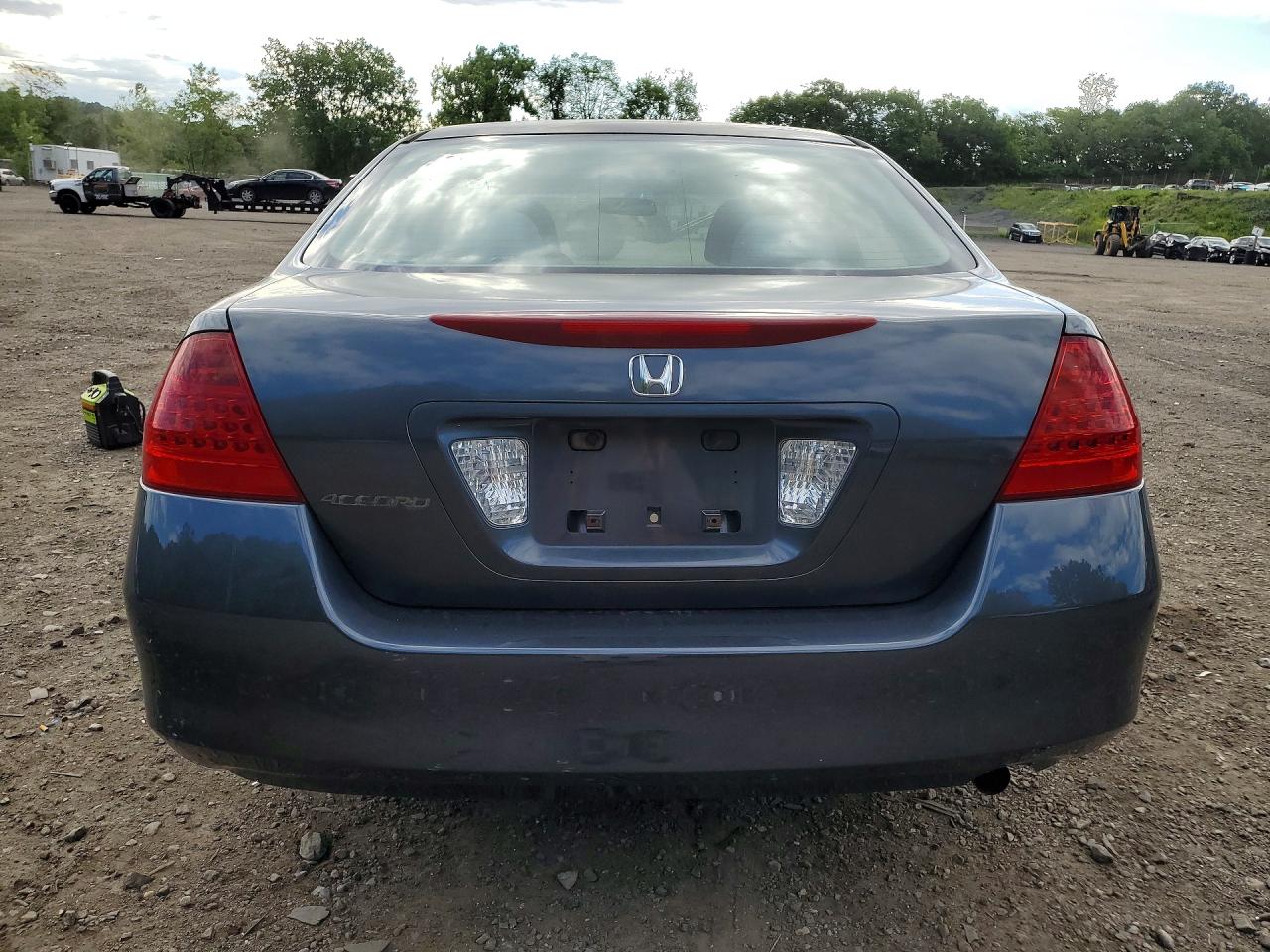 2007 Honda Accord Se Gray vin: JHMCM56397C012963