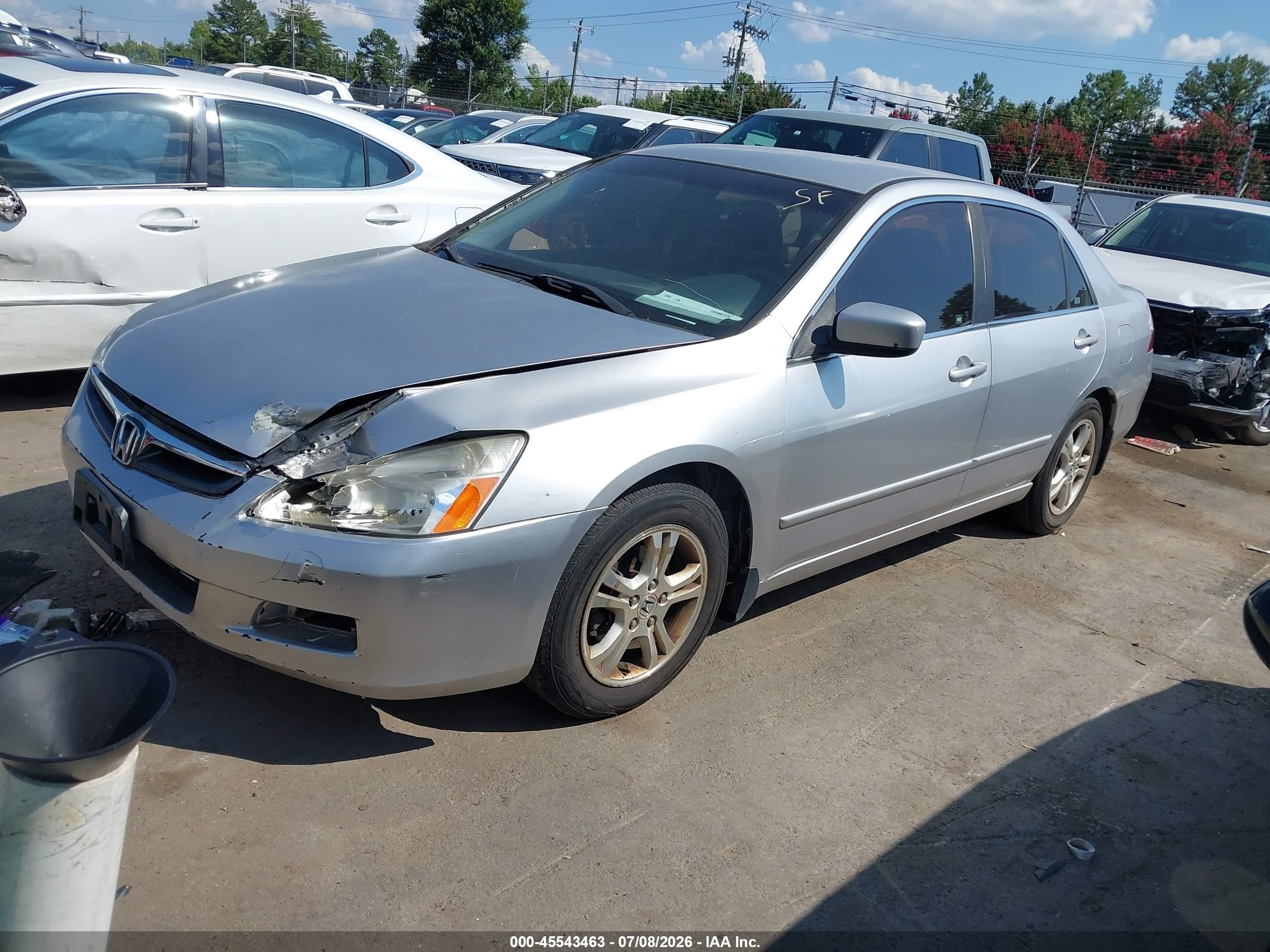 2007 Honda Accord 2.4 Se Серебряный vin: JHMCM56397C020318