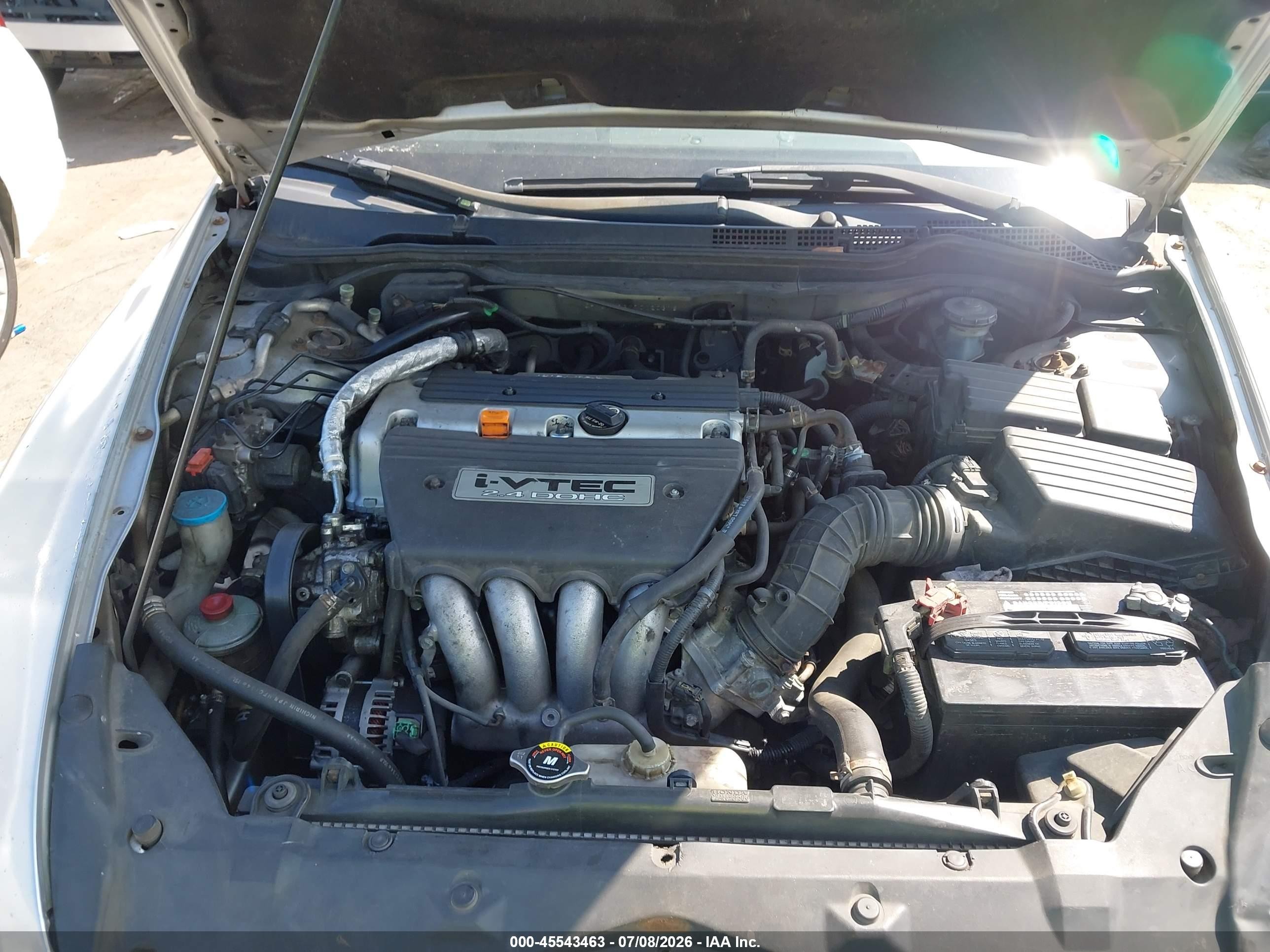 2007 Honda Accord 2.4 Se Серебряный vin: JHMCM56397C020318