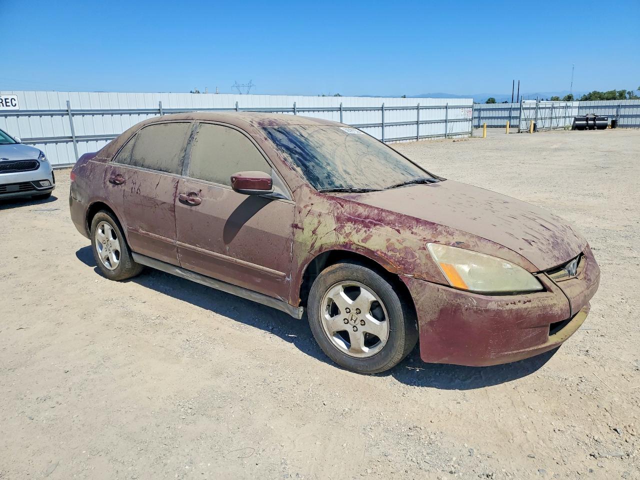 2003 Honda Accord Lx Maroon vin: JHMCM563X3C036778