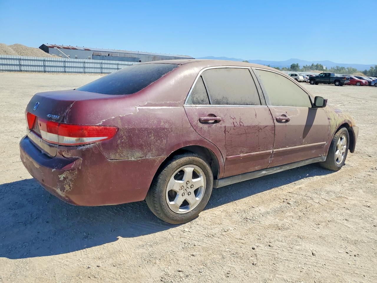 2003 Honda Accord Lx Maroon vin: JHMCM563X3C036778