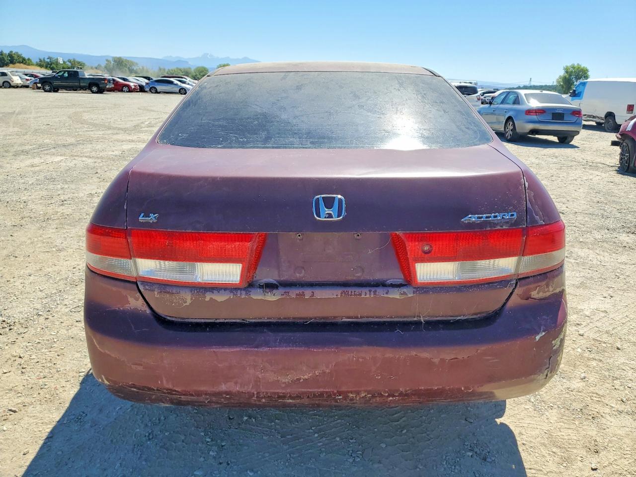 2003 Honda Accord Lx Maroon vin: JHMCM563X3C036778