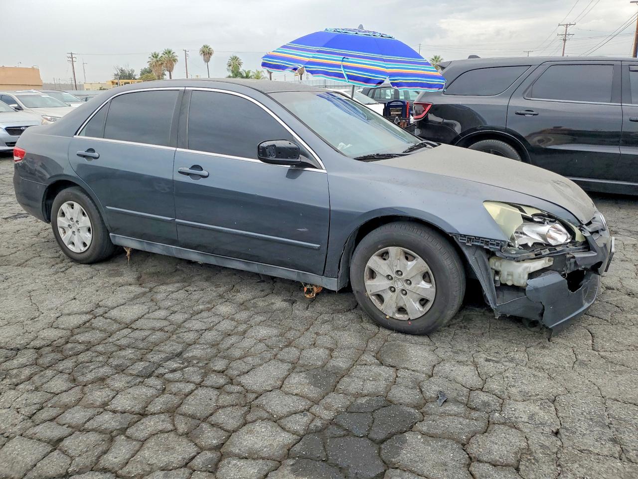 2003 Honda Accord Lx Gray vin: JHMCM563X3C067688