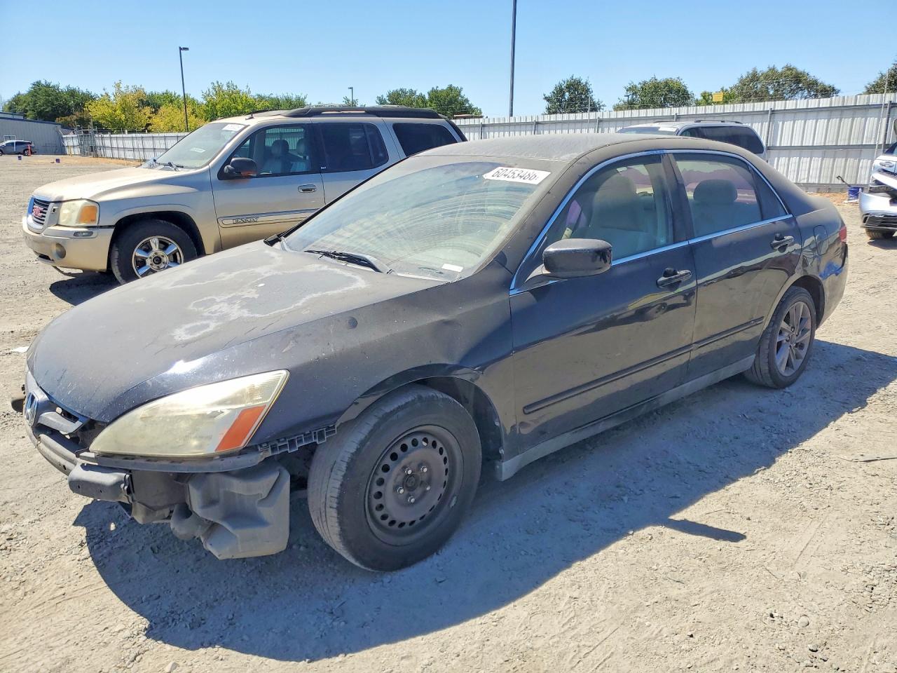 2003 Honda Accord Lx Black vin: JHMCM563X3C069330