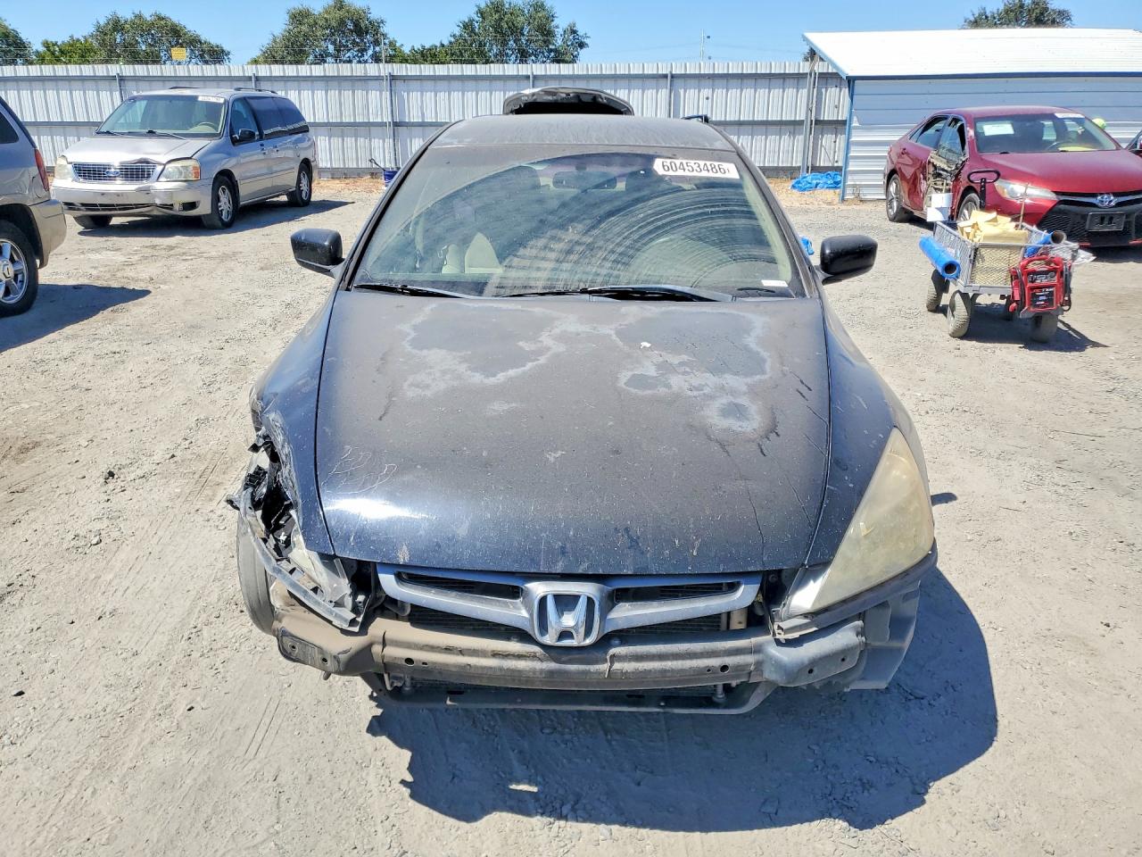 2003 Honda Accord Lx Black vin: JHMCM563X3C069330