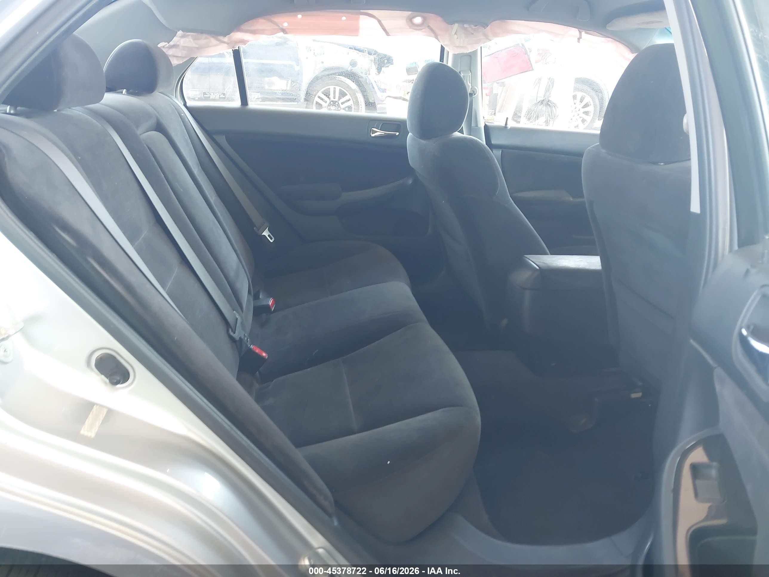 2007 Honda Accord 2.4 Se Silver vin: JHMCM563X7C003303