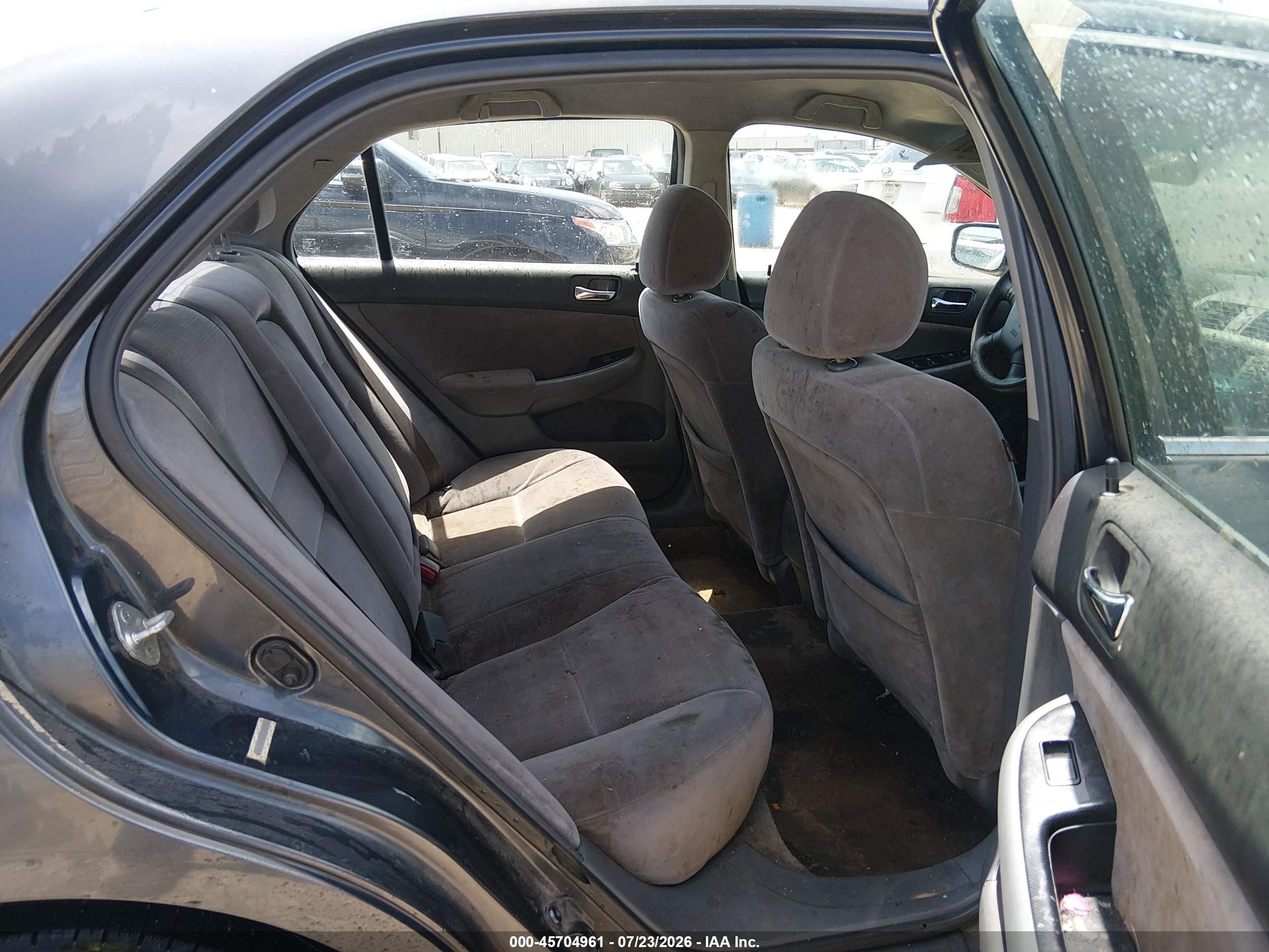 2007 Honda Accord 2.4 Se Gray vin: JHMCM563X7C006119