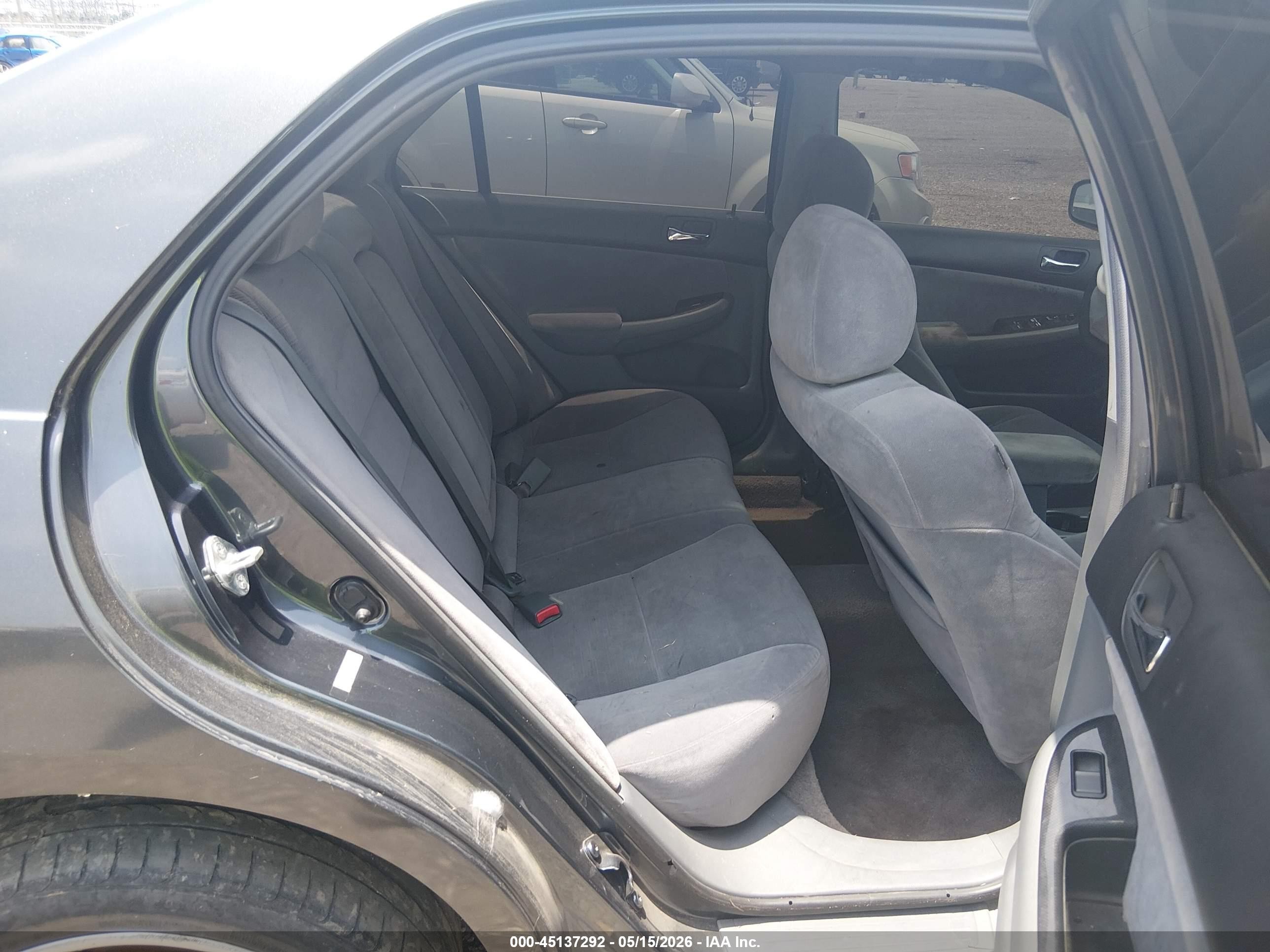 2007 Honda Accord 2.4 Se Gray vin: JHMCM563X7C010655