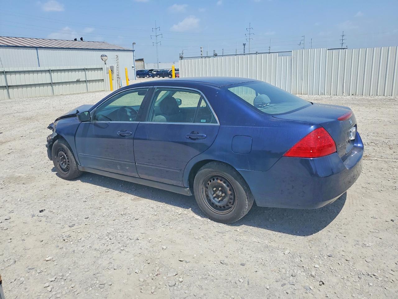 2006 Honda Accord Lx Blue vin: JHMCM56406C004399