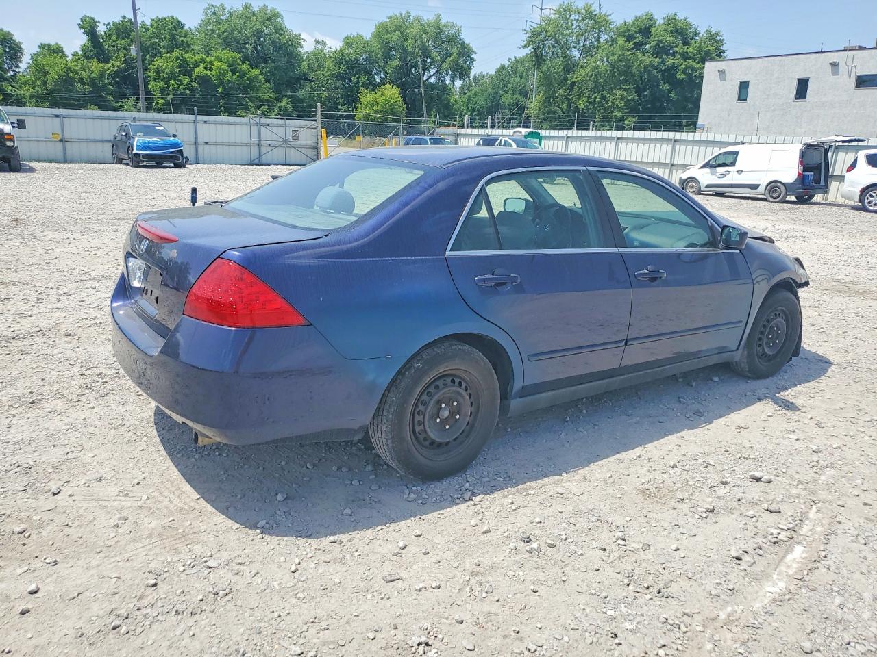 2006 Honda Accord Lx Blue vin: JHMCM56406C004399