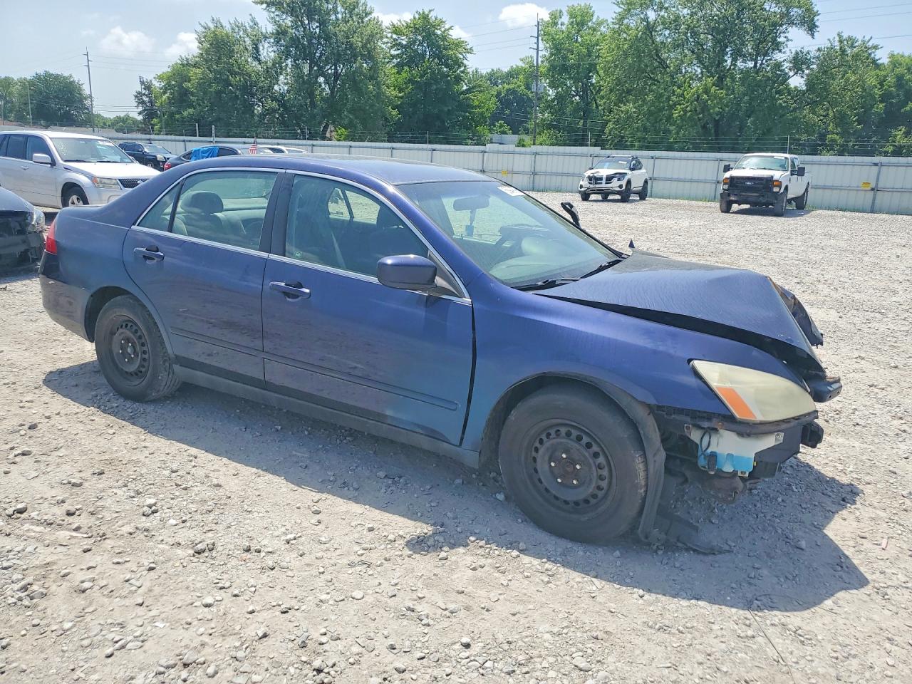 2006 Honda Accord Lx Blue vin: JHMCM56406C004399