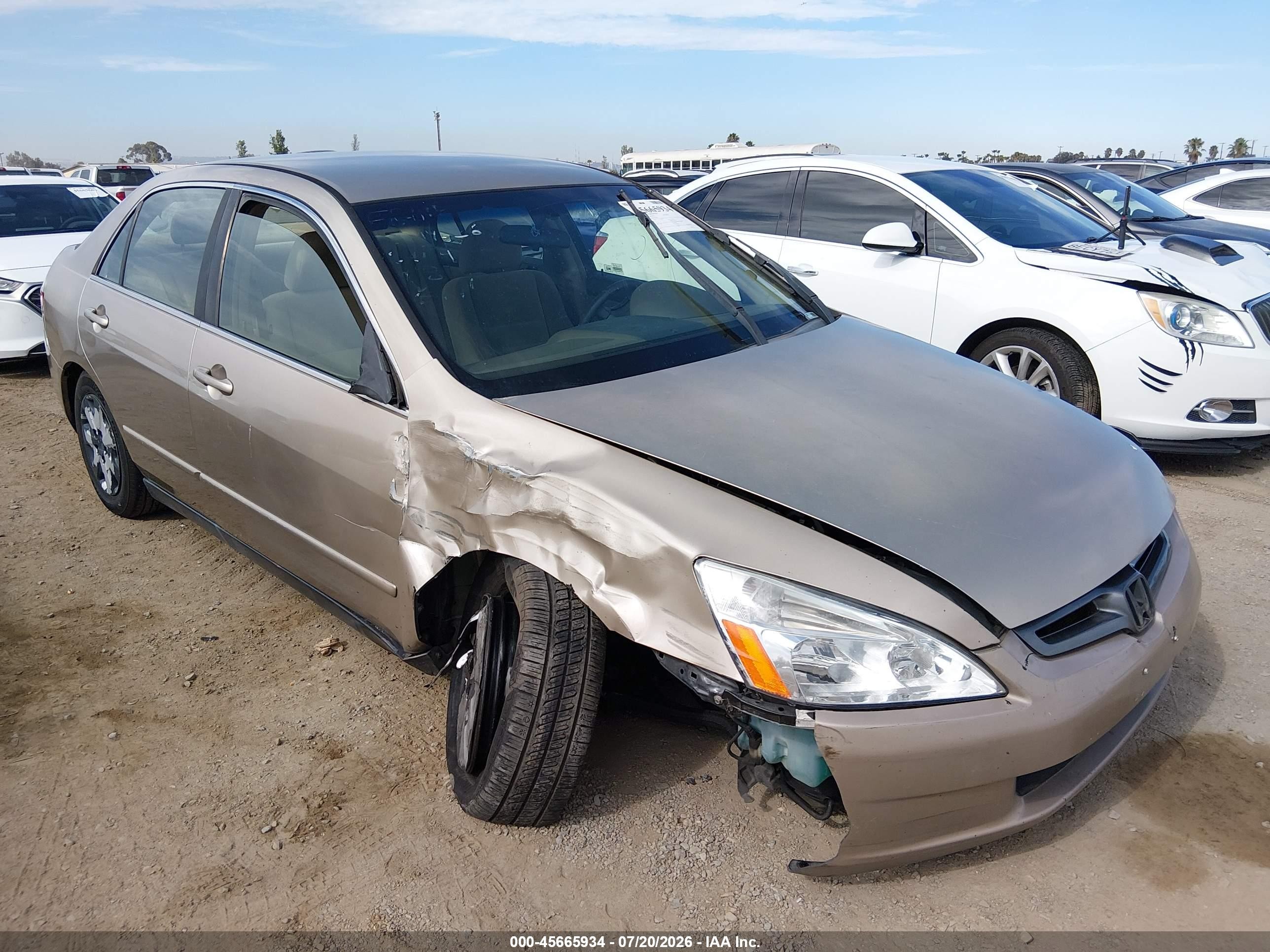 2004 Honda Accord 2.4 Lx Brown vin: JHMCM56414C039241