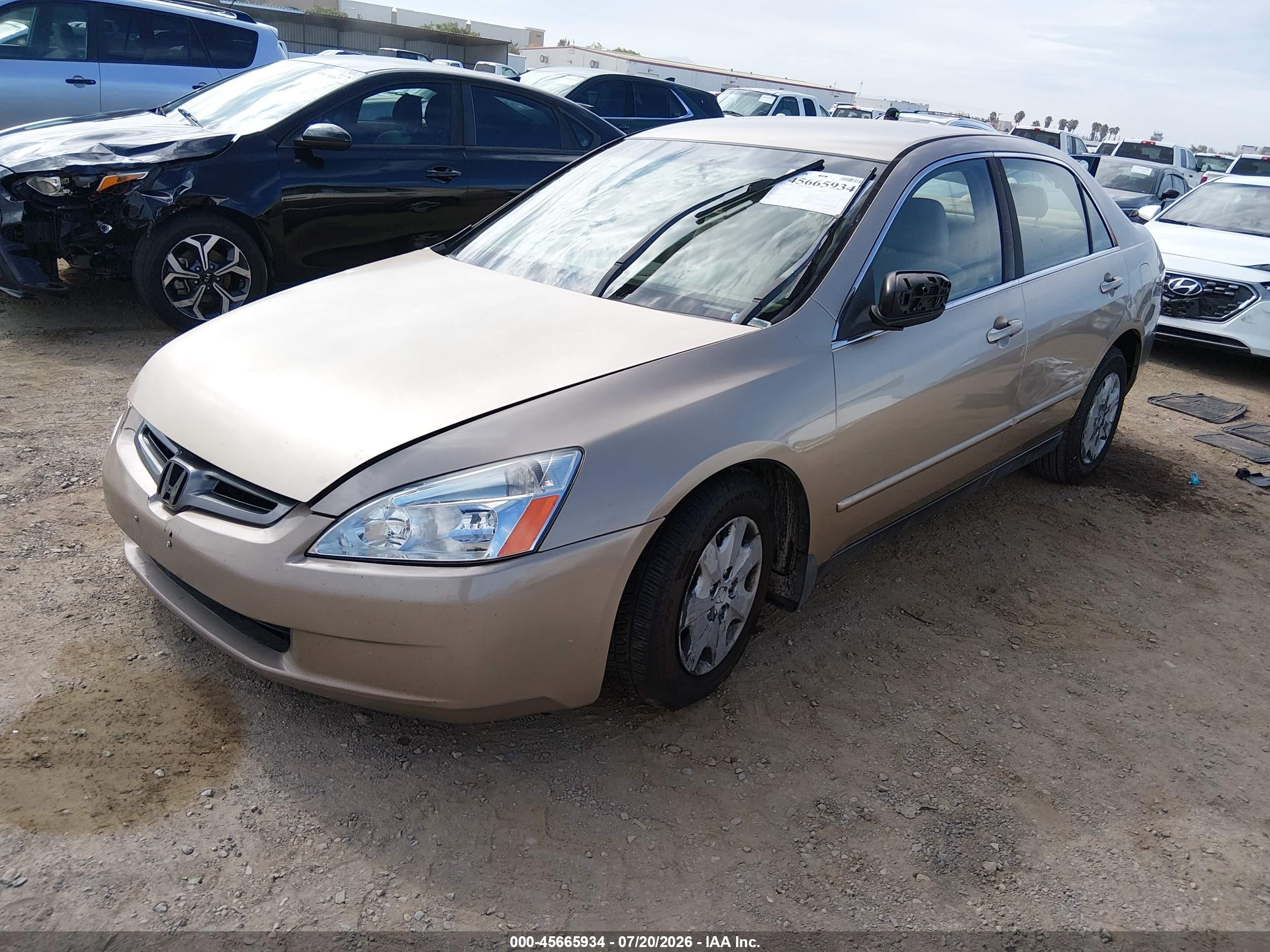 2004 Honda Accord 2.4 Lx Brown vin: JHMCM56414C039241