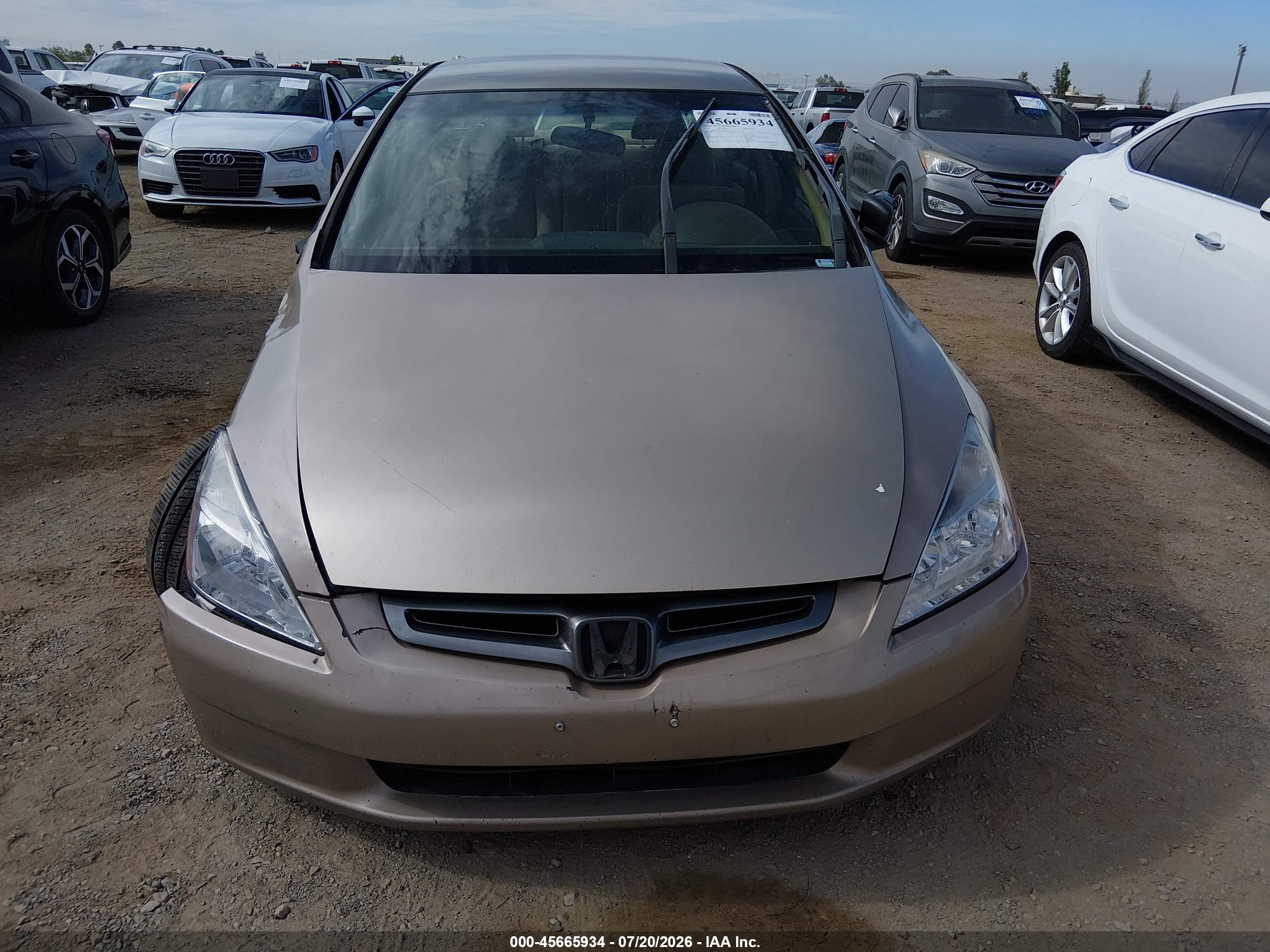 2004 Honda Accord 2.4 Lx Brown vin: JHMCM56414C039241