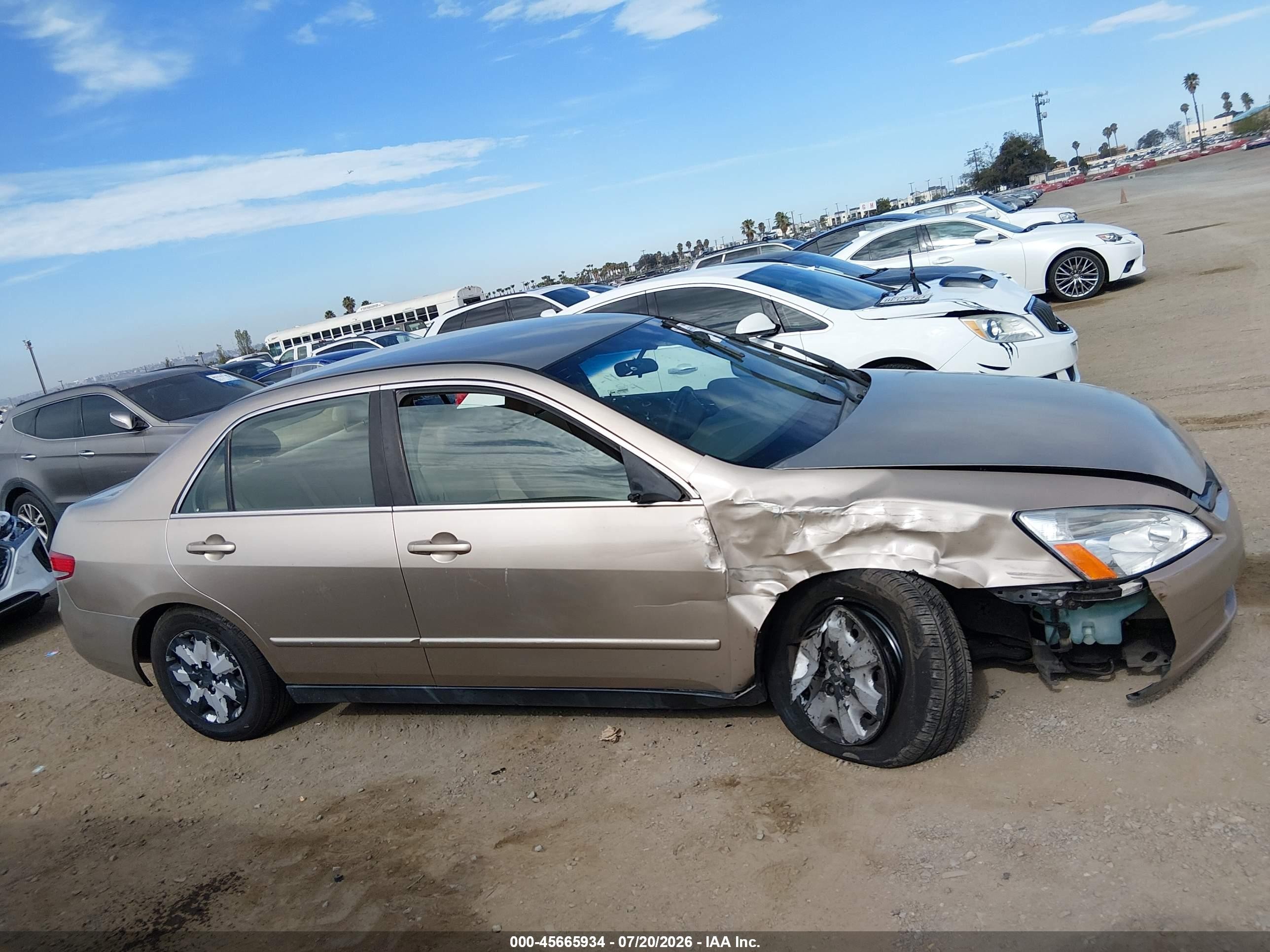 2004 Honda Accord 2.4 Lx Brown vin: JHMCM56414C039241
