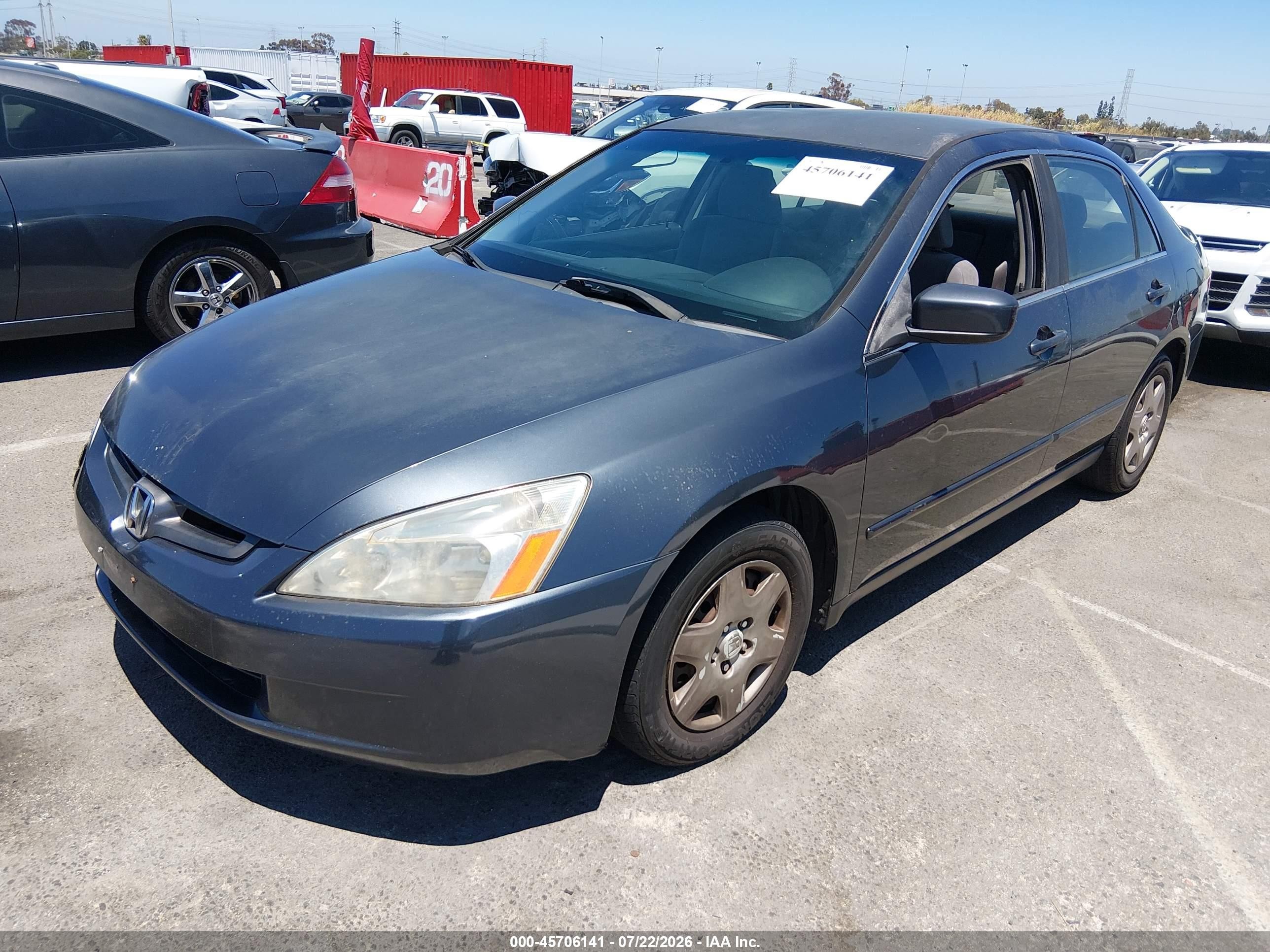 2005 Honda Accord 2.4 Lx Серый vin: JHMCM56415C002675