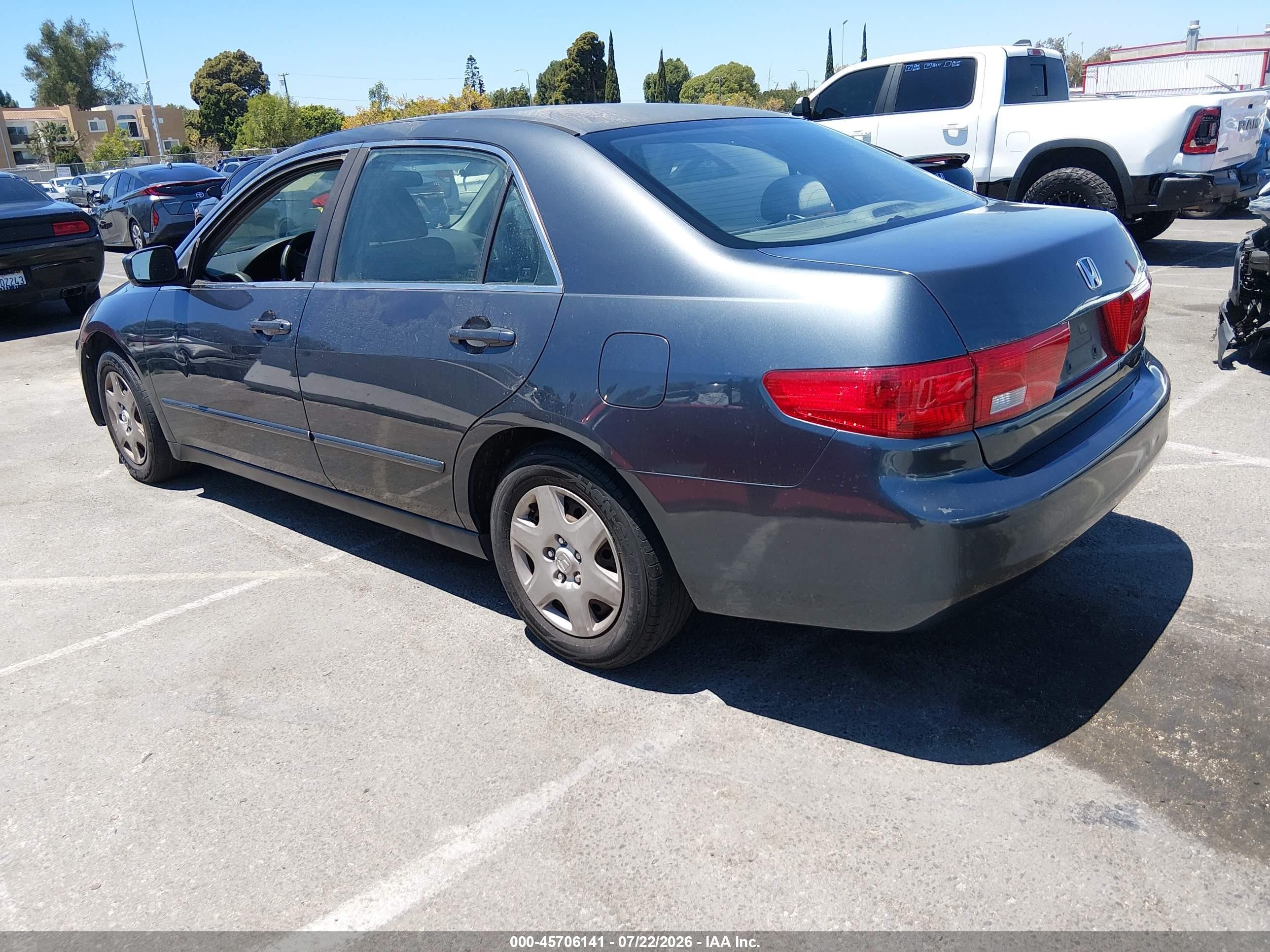 2005 Honda Accord 2.4 Lx Серый vin: JHMCM56415C002675