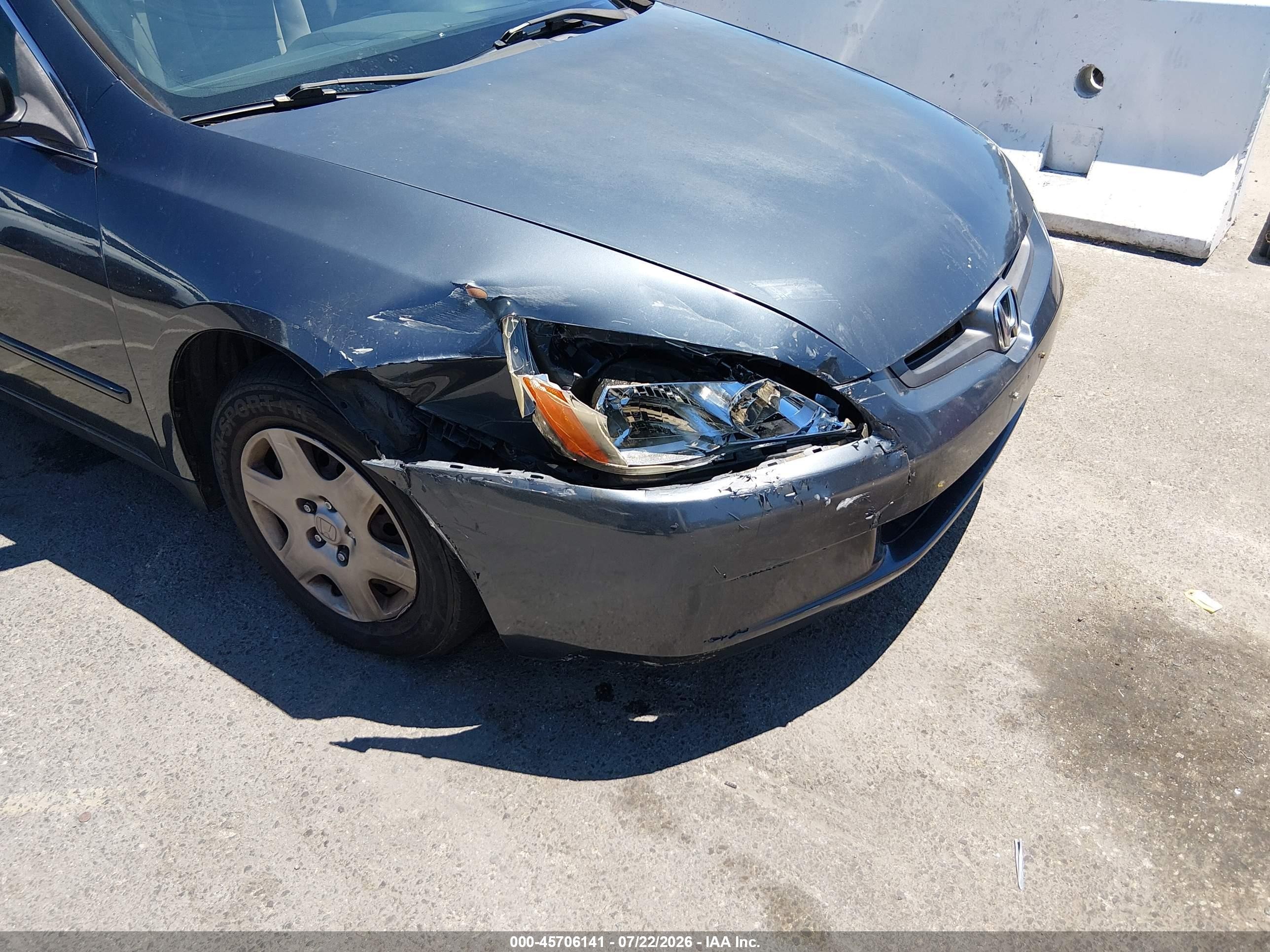 2005 Honda Accord 2.4 Lx Серый vin: JHMCM56415C002675