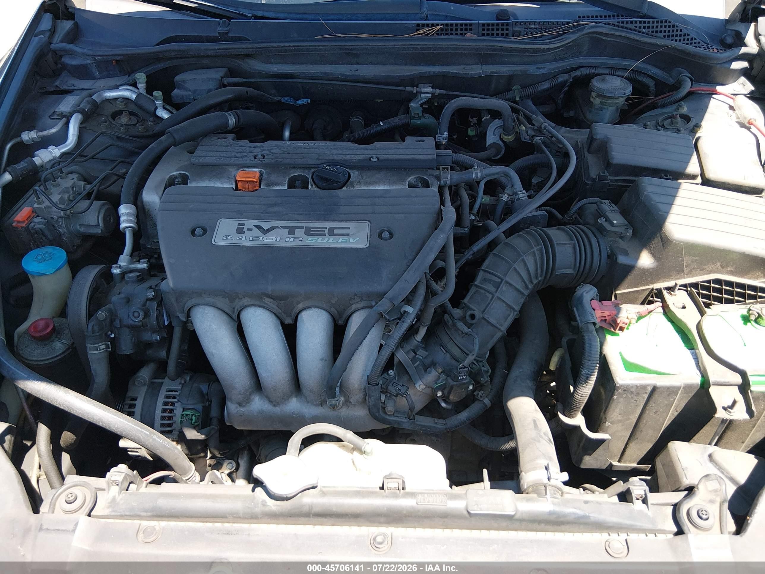 2005 Honda Accord 2.4 Lx Серый vin: JHMCM56415C002675