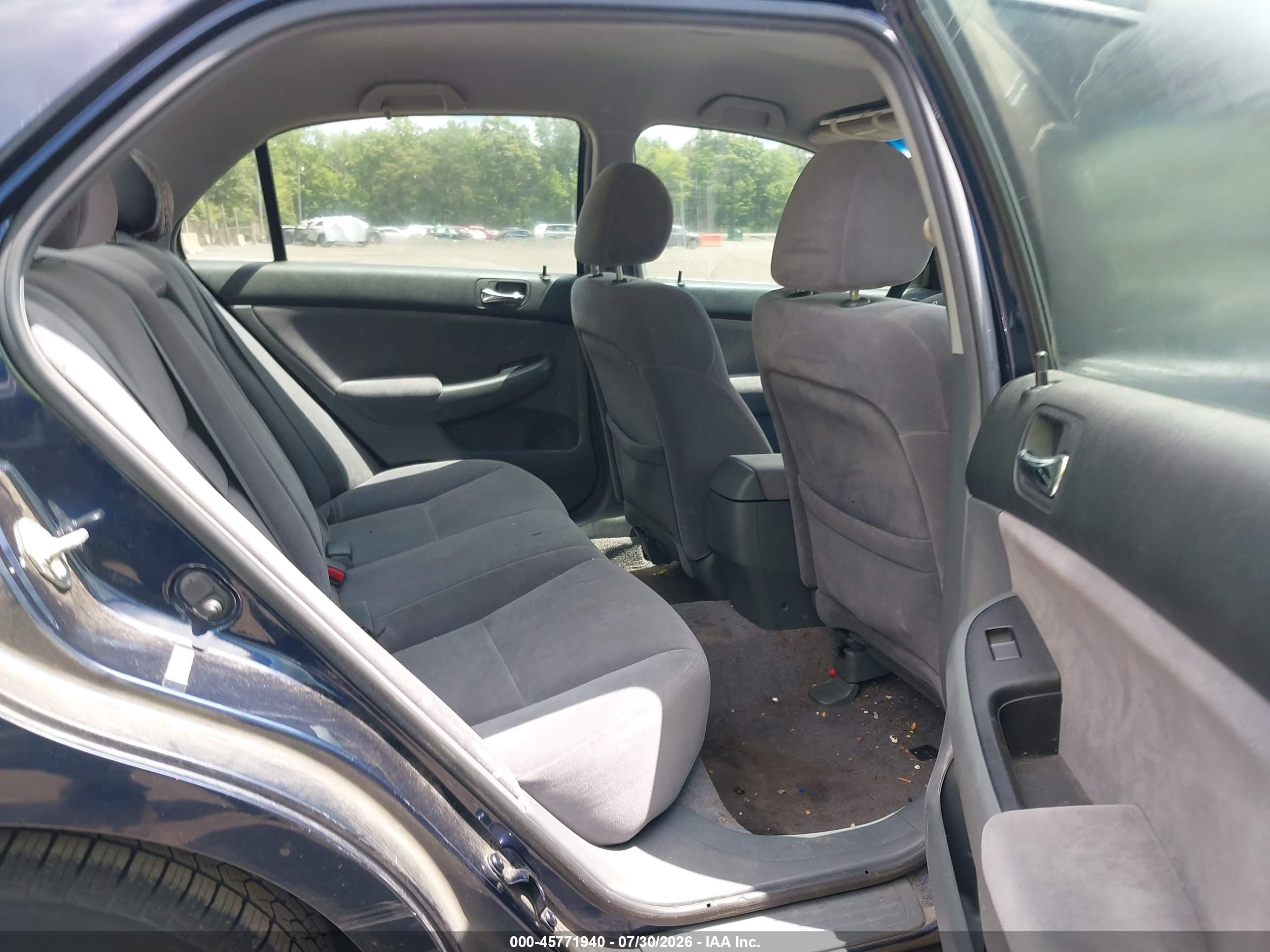 2006 Honda Accord 2.4 Lx Blue vin: JHMCM56416C001222