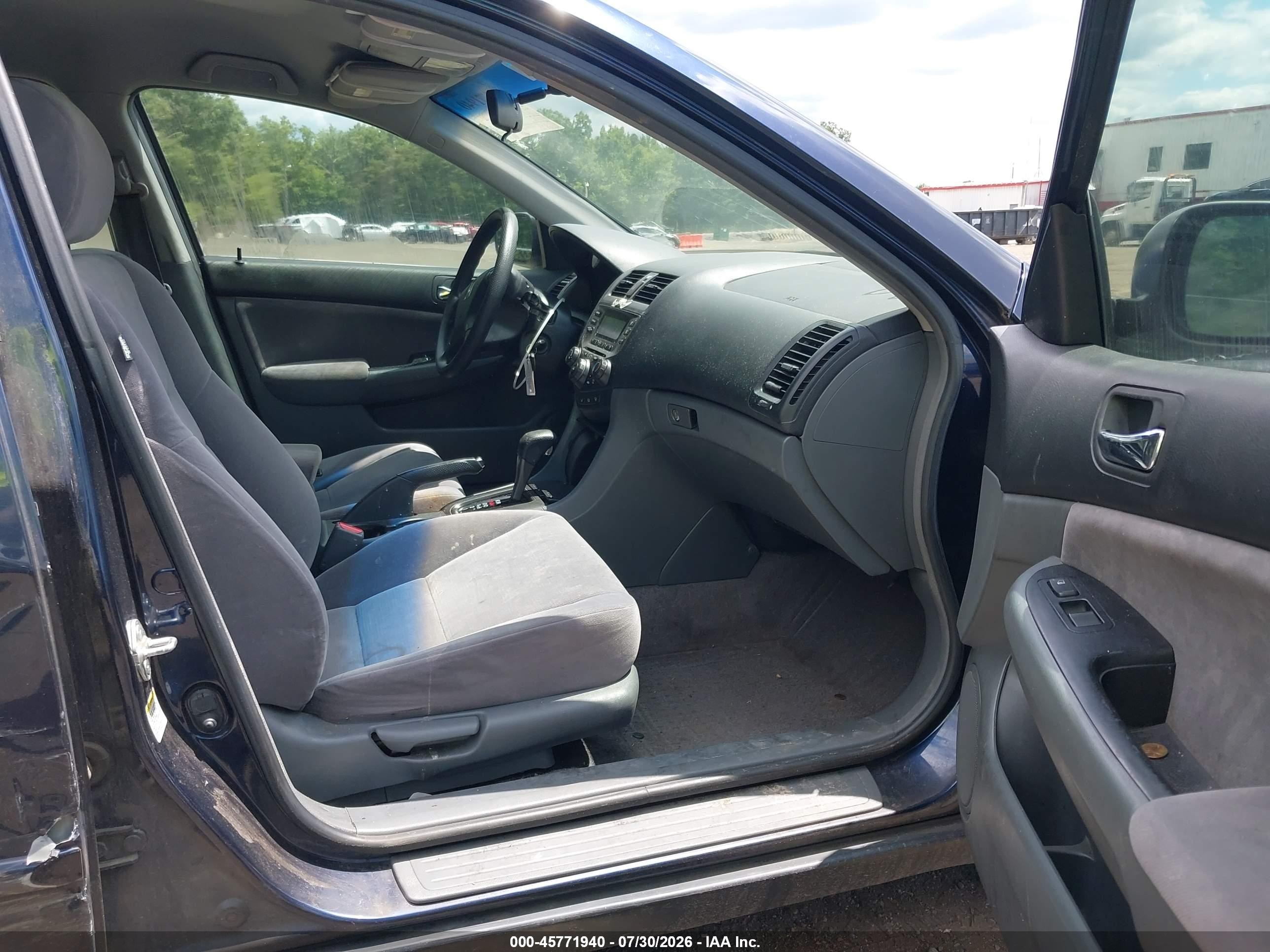 2006 Honda Accord 2.4 Lx Blue vin: JHMCM56416C001222