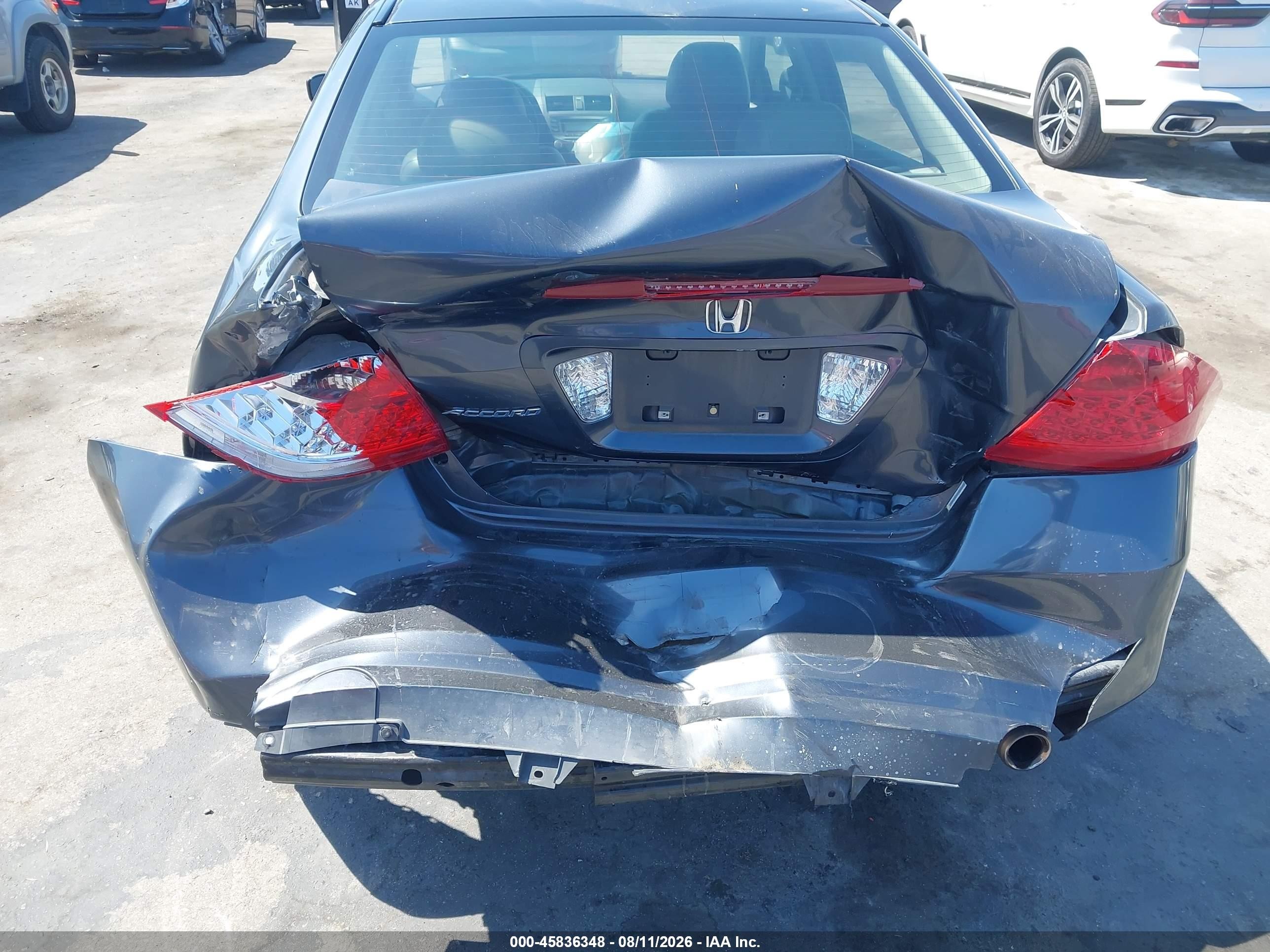 2006 Honda Accord 2.4 Lx Gray vin: JHMCM56416C006727
