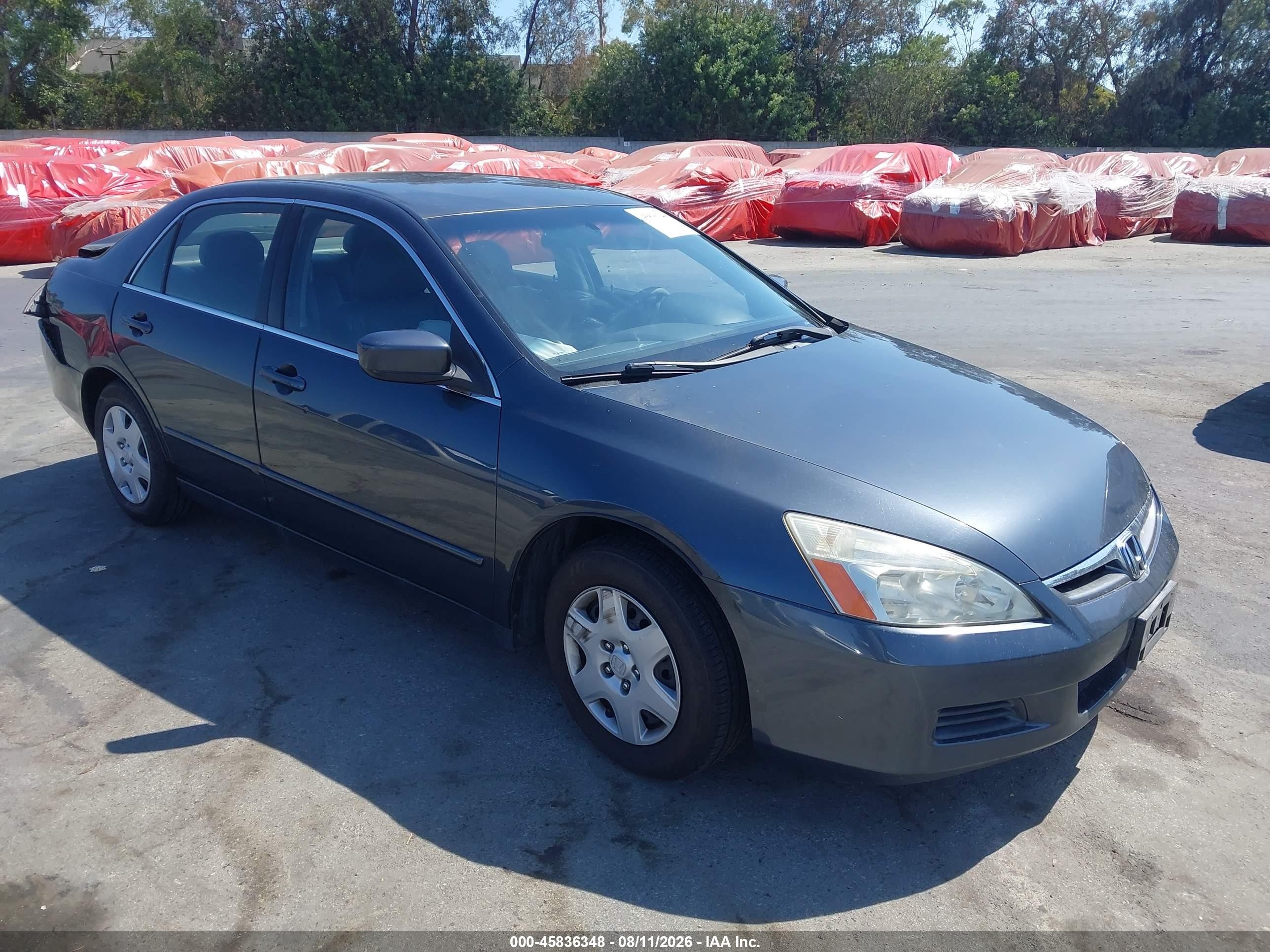 2006 Honda Accord 2.4 Lx Gray vin: JHMCM56416C006727