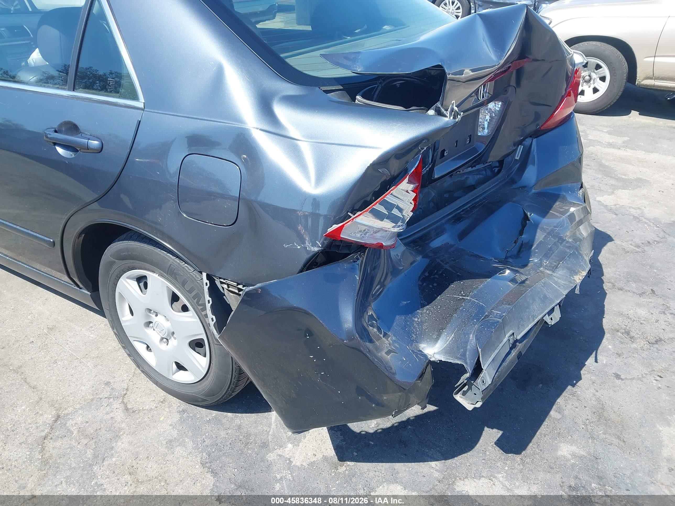 2006 Honda Accord 2.4 Lx Gray vin: JHMCM56416C006727