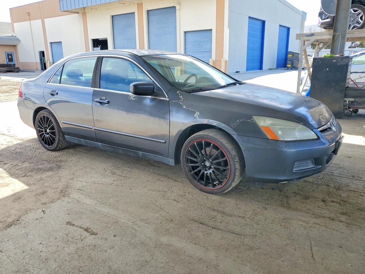 2007 Honda Accord Lx Gray vin: JHMCM56417C023562