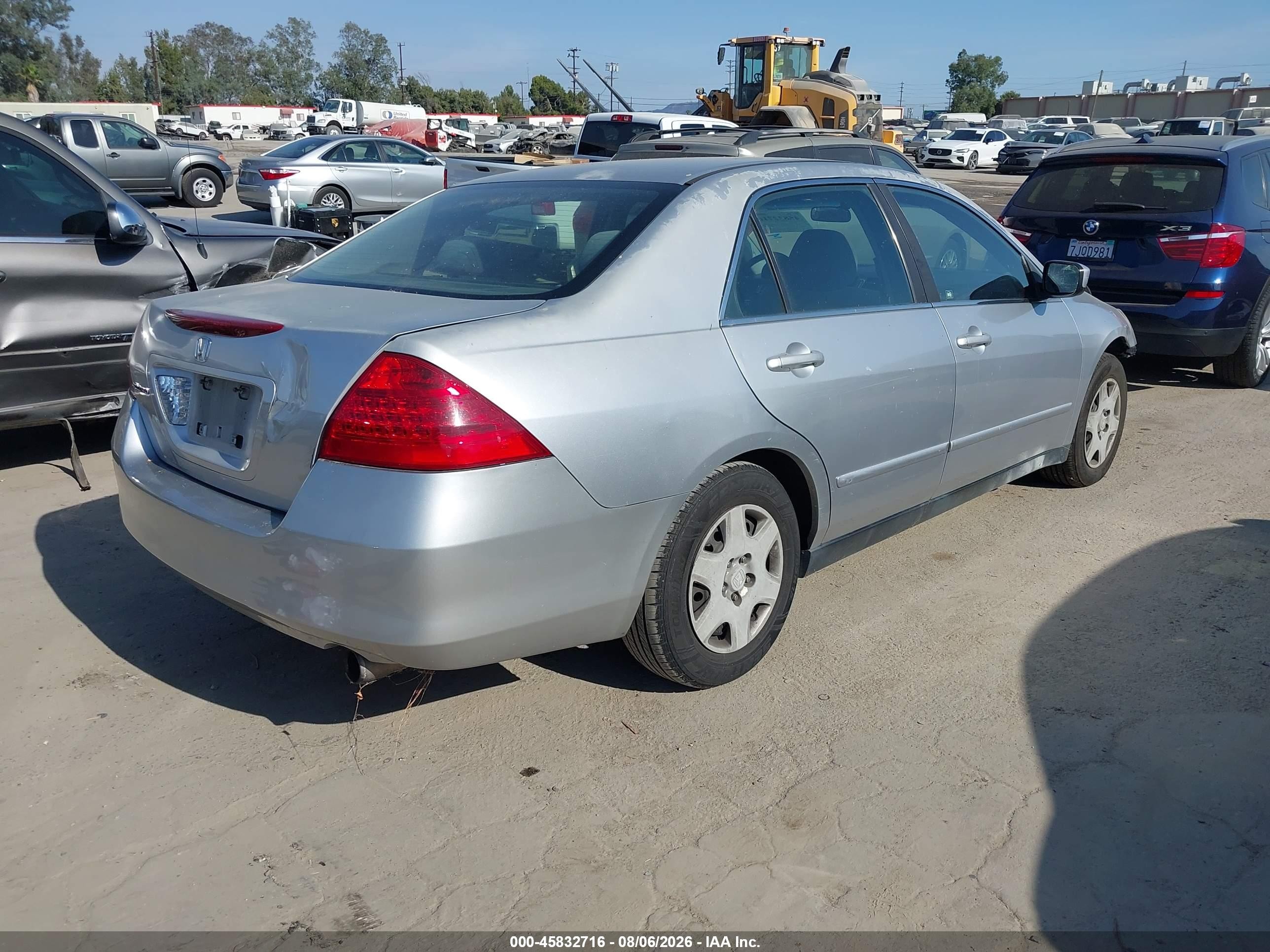 2006 Honda Accord 2.4 Lx Серебряный vin: JHMCM56426C010768
