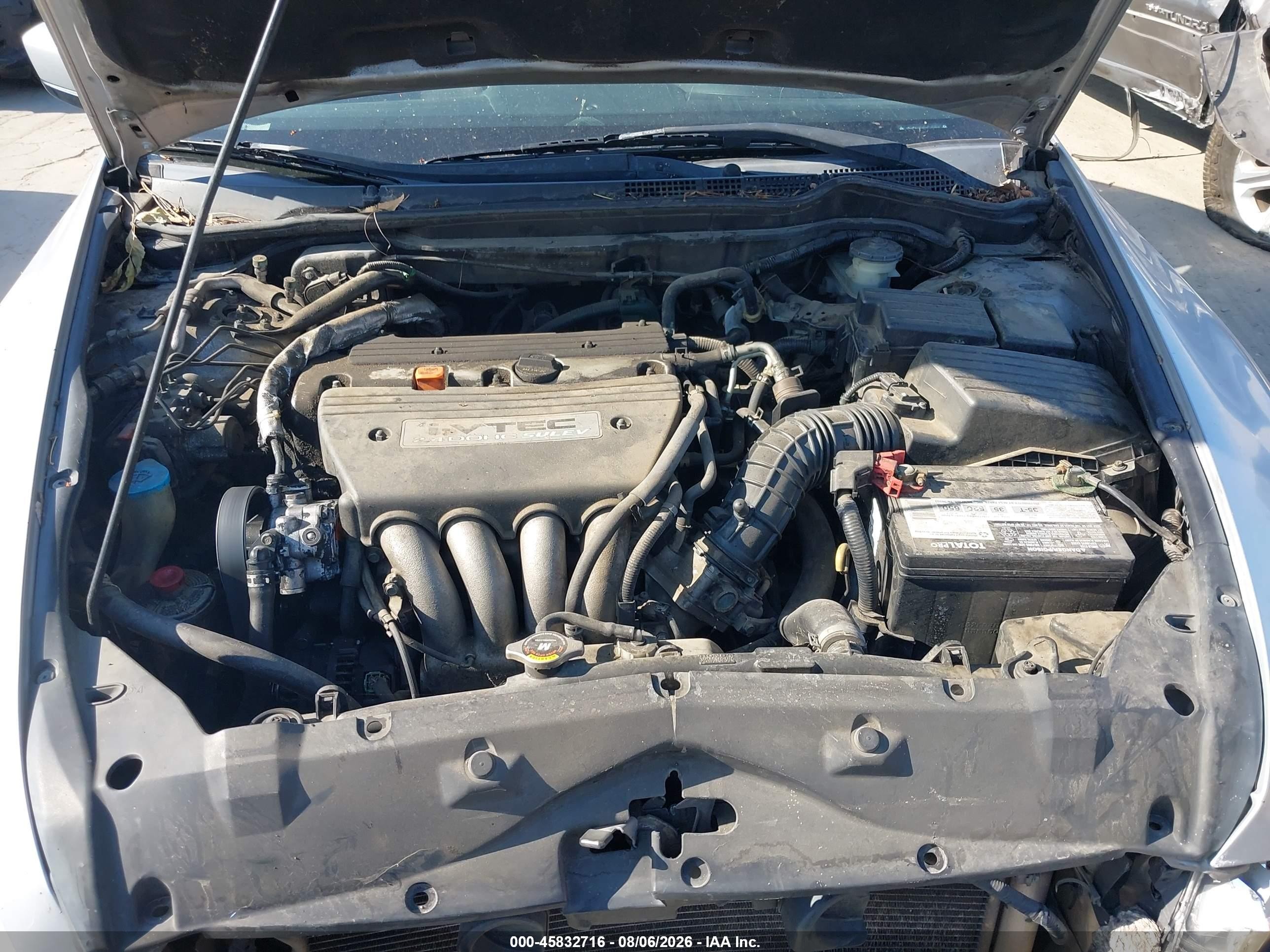 2006 Honda Accord 2.4 Lx Серебряный vin: JHMCM56426C010768