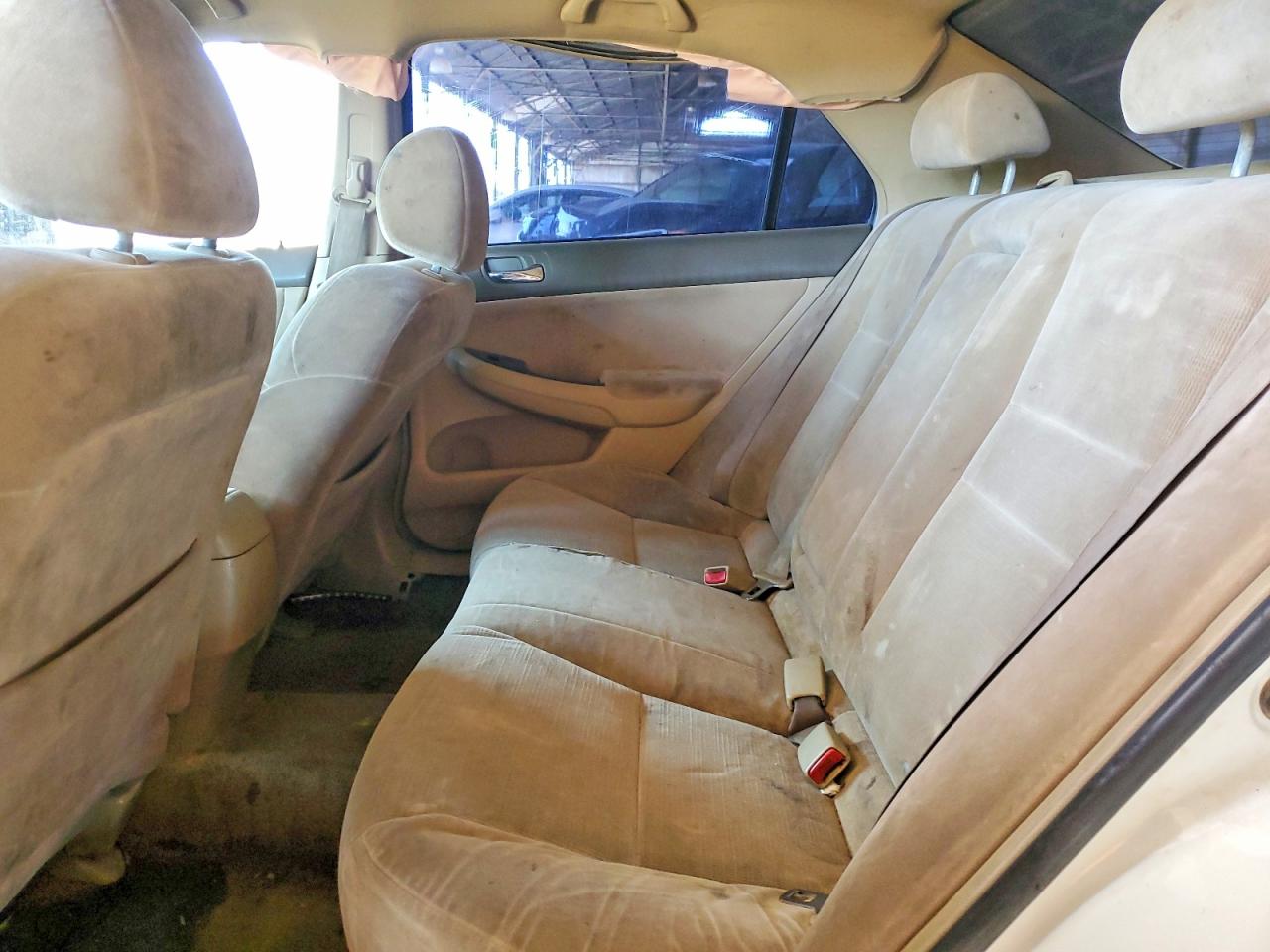2007 Honda Accord Lx White vin: JHMCM56427C003496