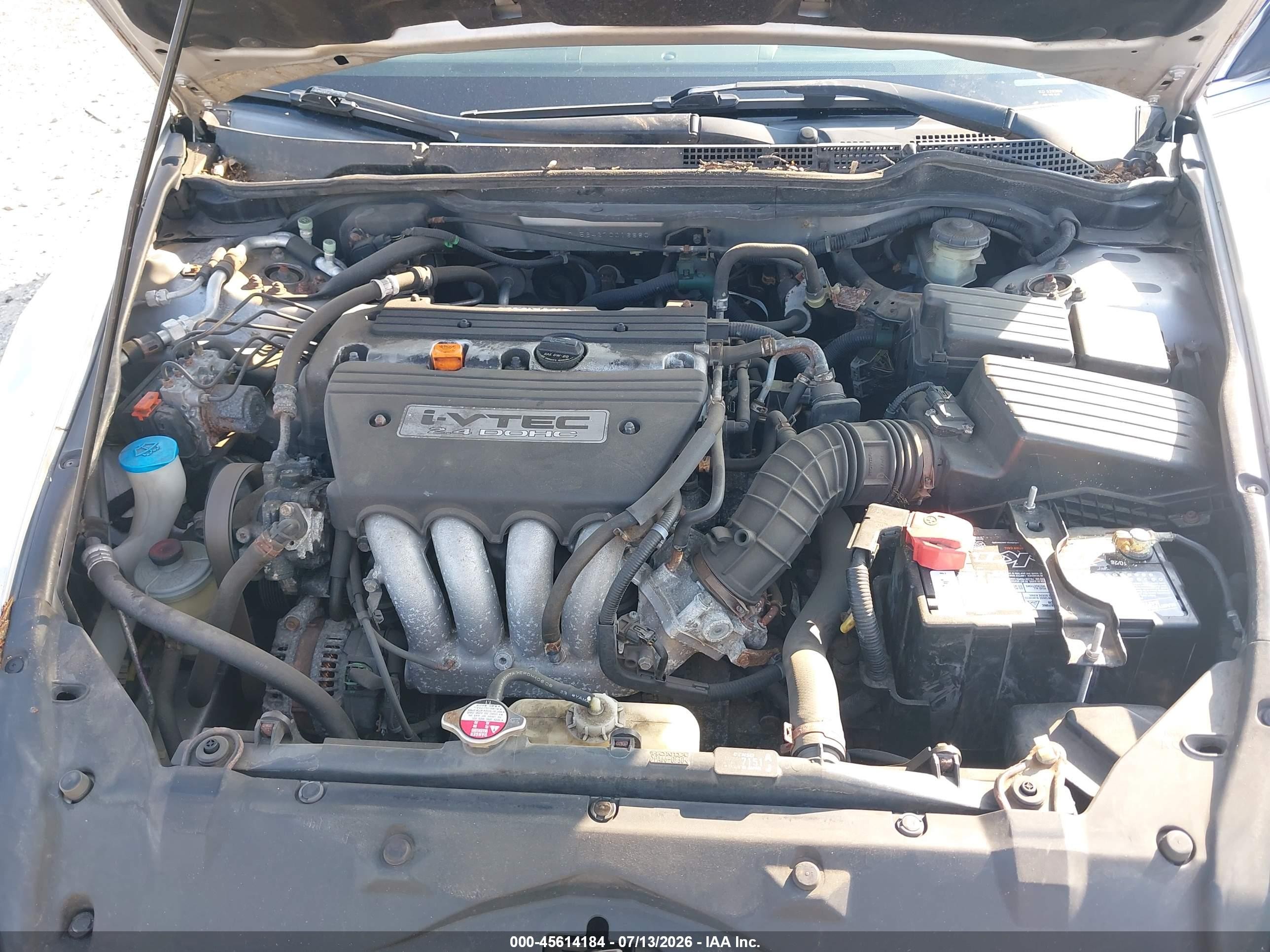 2007 Honda Accord 2.4 Lx Silver vin: JHMCM56427C016880