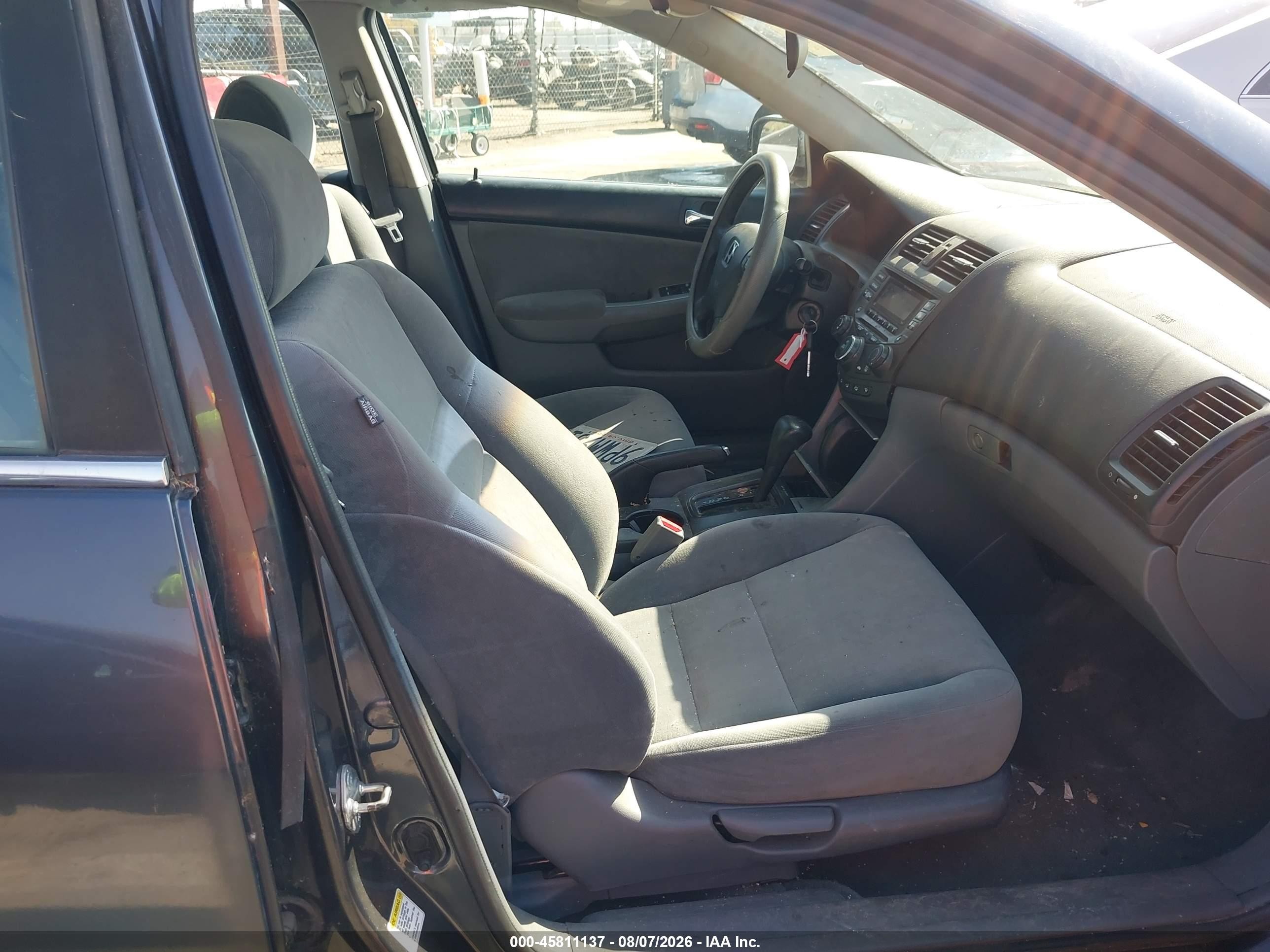 2005 Honda Accord 2.4 Lx Gray vin: JHMCM56435C006923