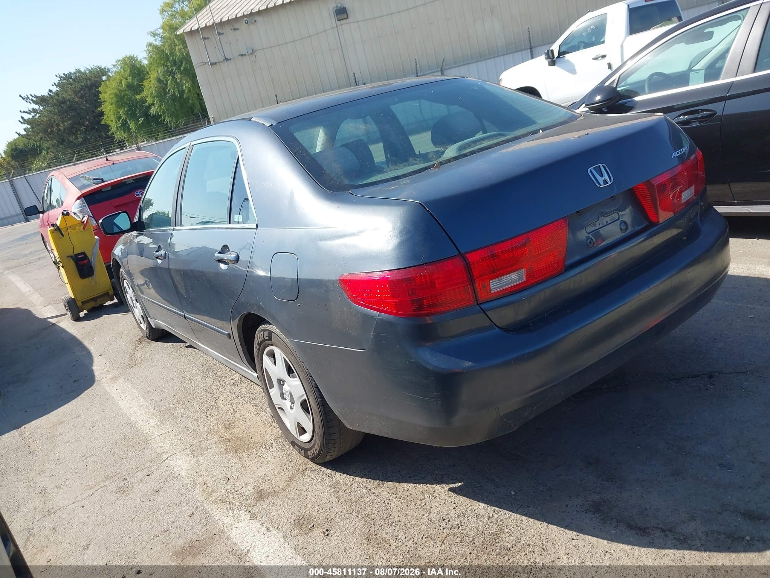 2005 Honda Accord 2.4 Lx Gray vin: JHMCM56435C006923