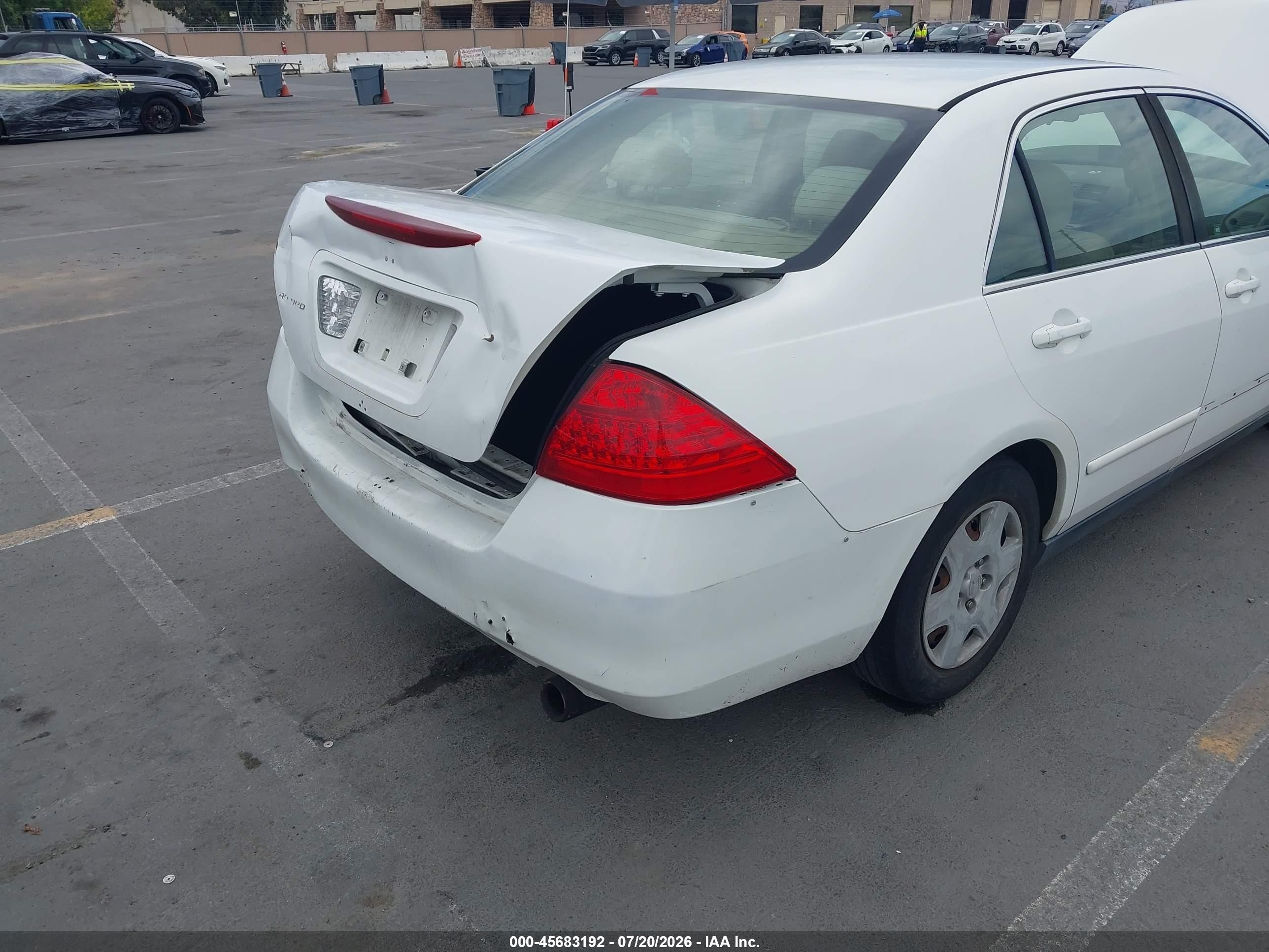 2006 Honda Accord 2.4 Lx Белый vin: JHMCM56446C001098