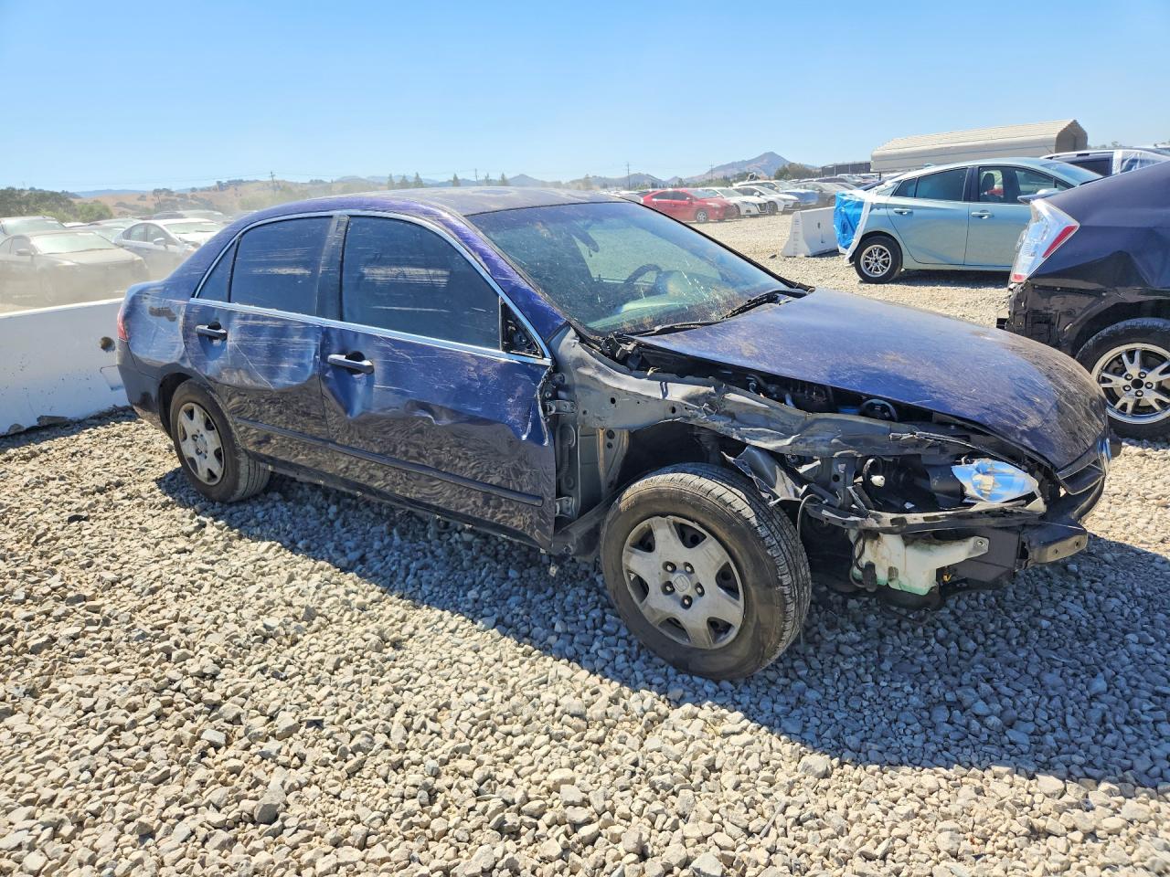 2006 Honda Accord Lx Blue vin: JHMCM56446C008679