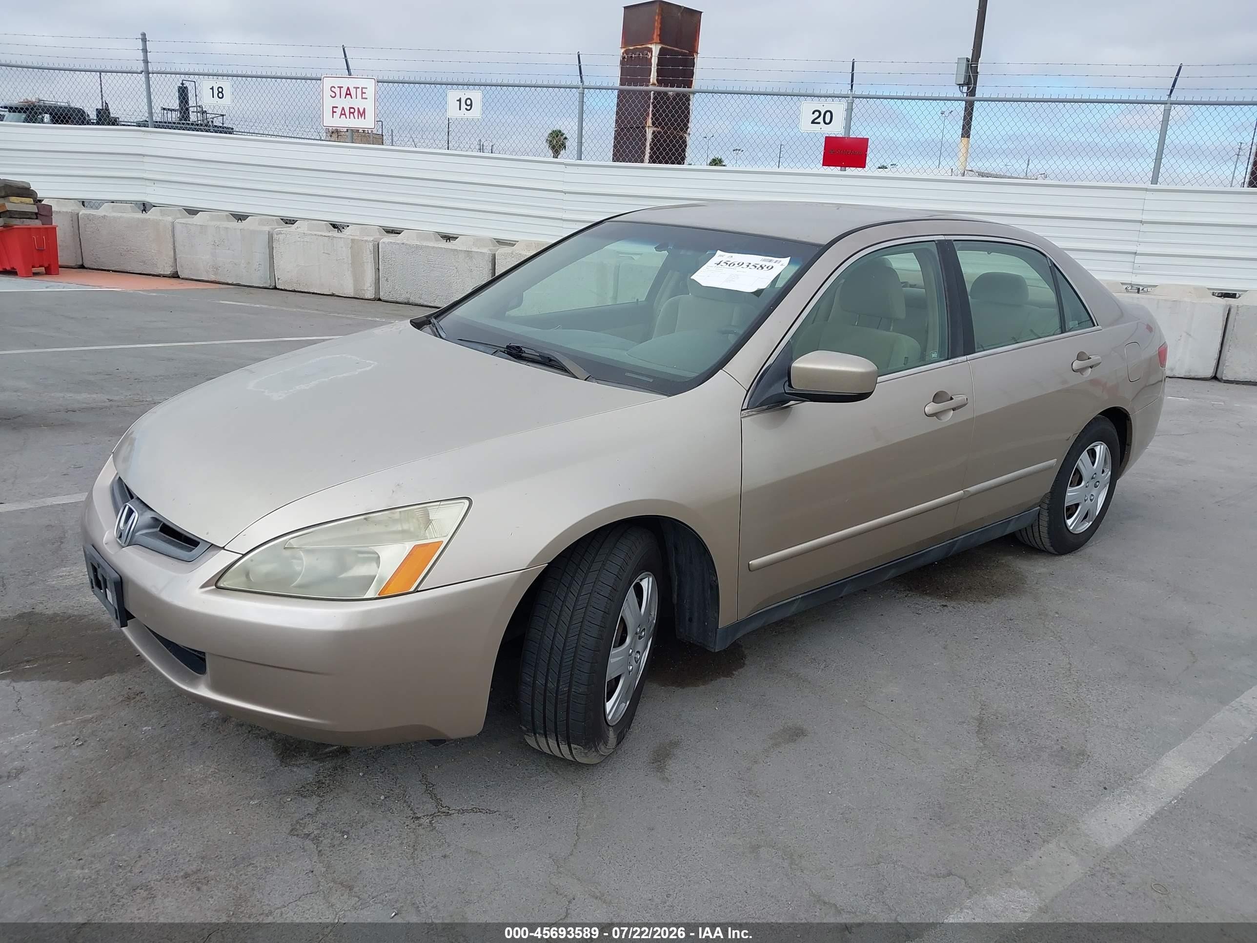 2005 Honda Accord 2.4 Lx Золотой vin: JHMCM56465C003899