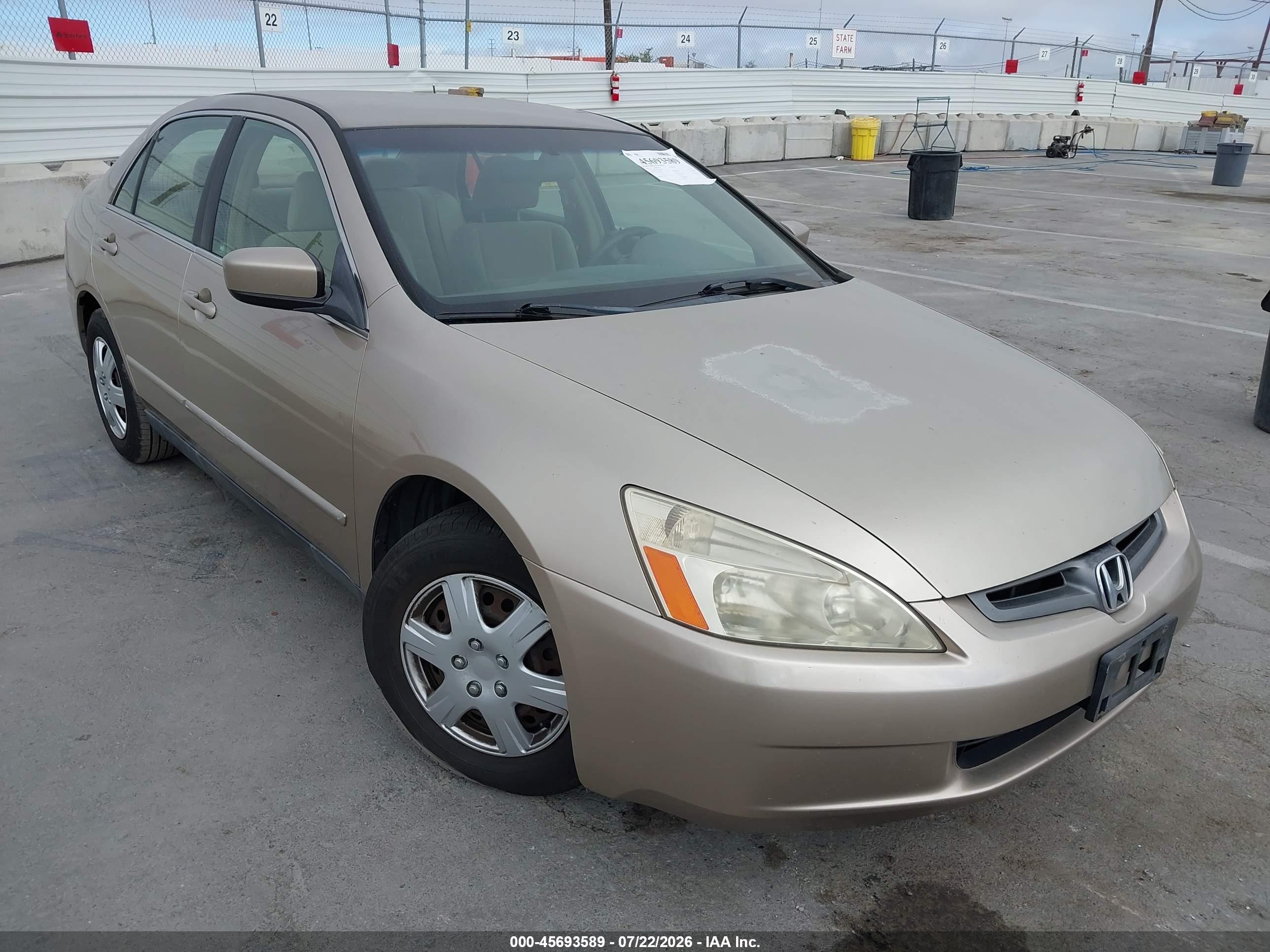 2005 Honda Accord 2.4 Lx Золотой vin: JHMCM56465C003899