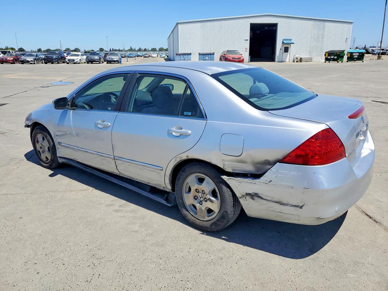 2006 Honda Accord Lx Silver vin: JHMCM56466C008697