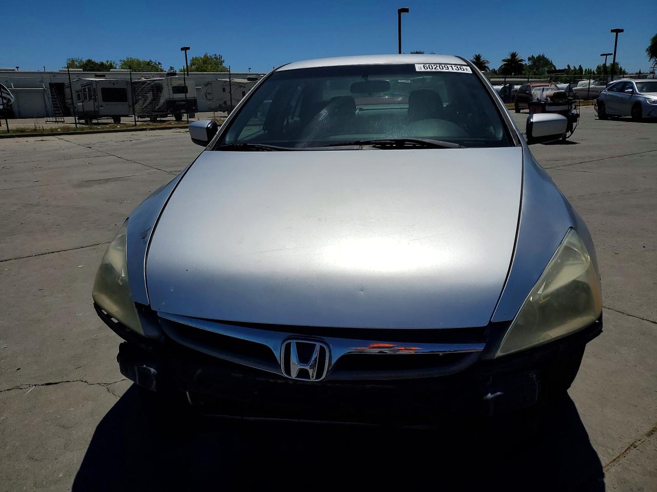 2006 Honda Accord Lx Silver vin: JHMCM56466C008697