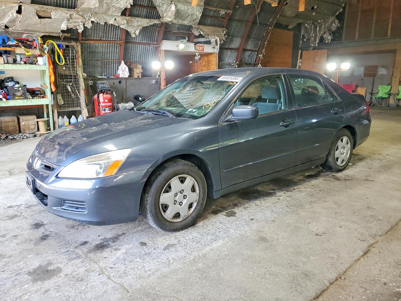 2006 Honda Accord Lx Серый vin: JHMCM56476C002066