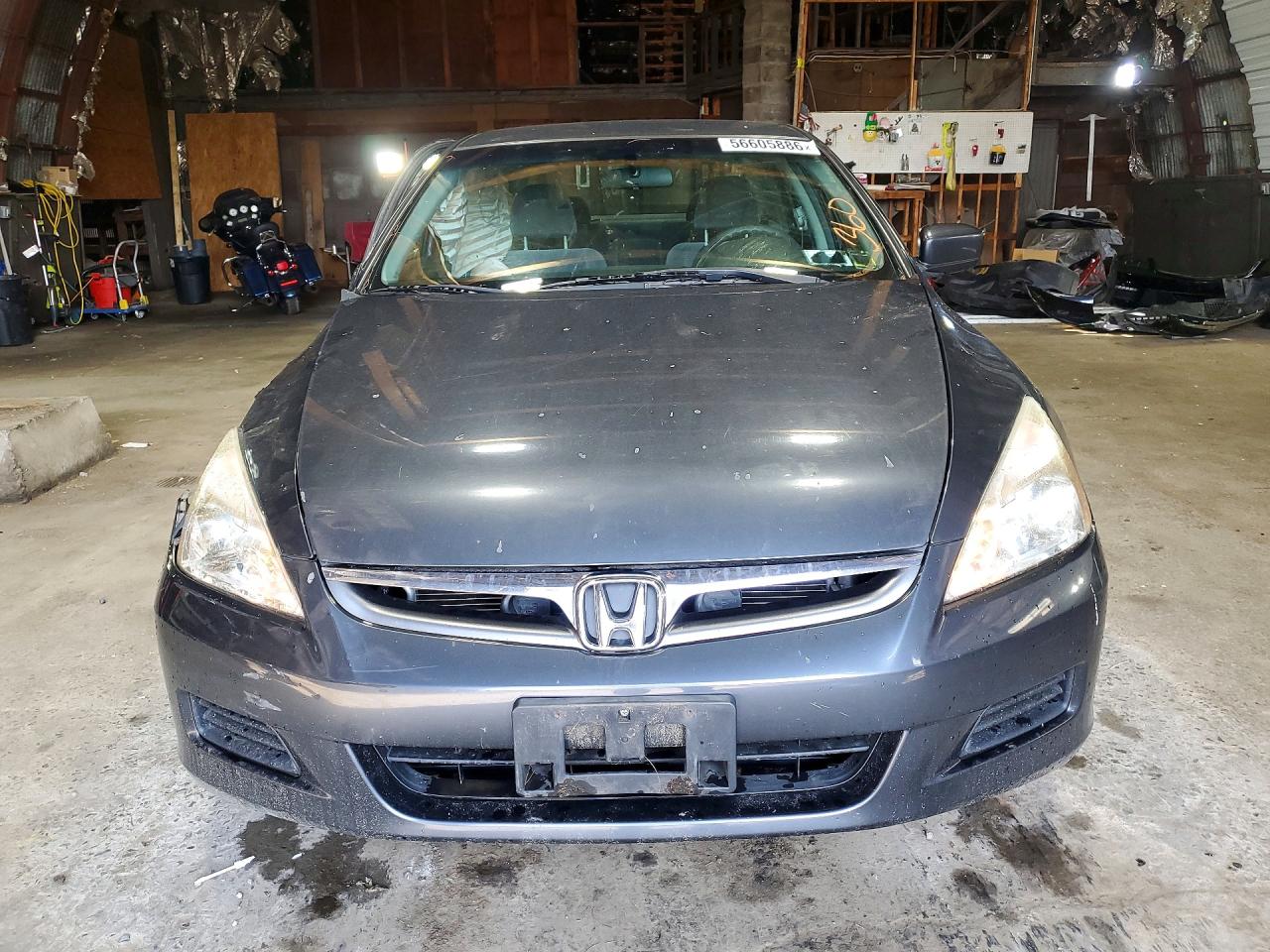 2006 Honda Accord Lx Gray vin: JHMCM56476C002066