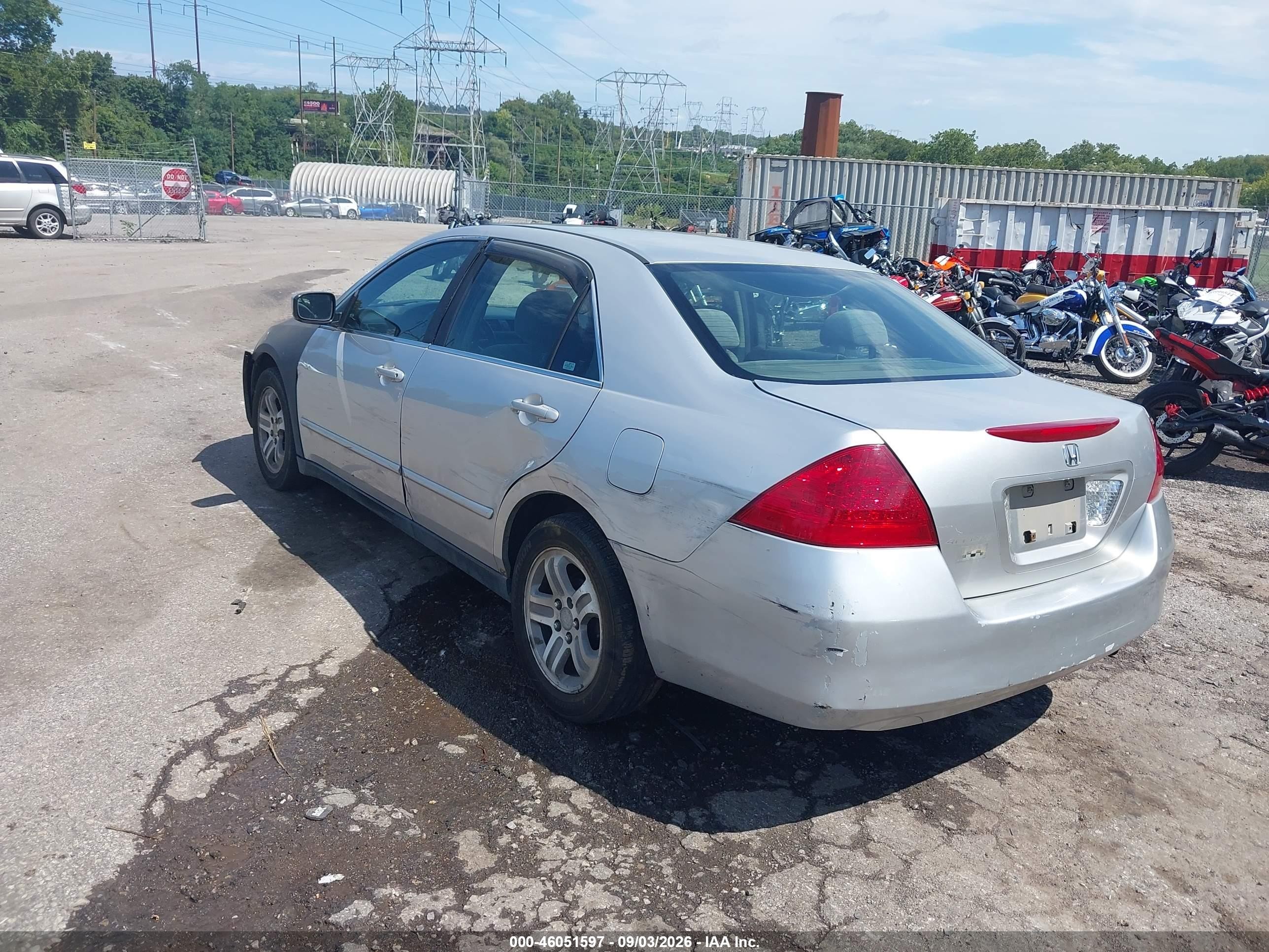 2006 Honda Accord 2.4 Lx Silver vin: JHMCM56476C005971
