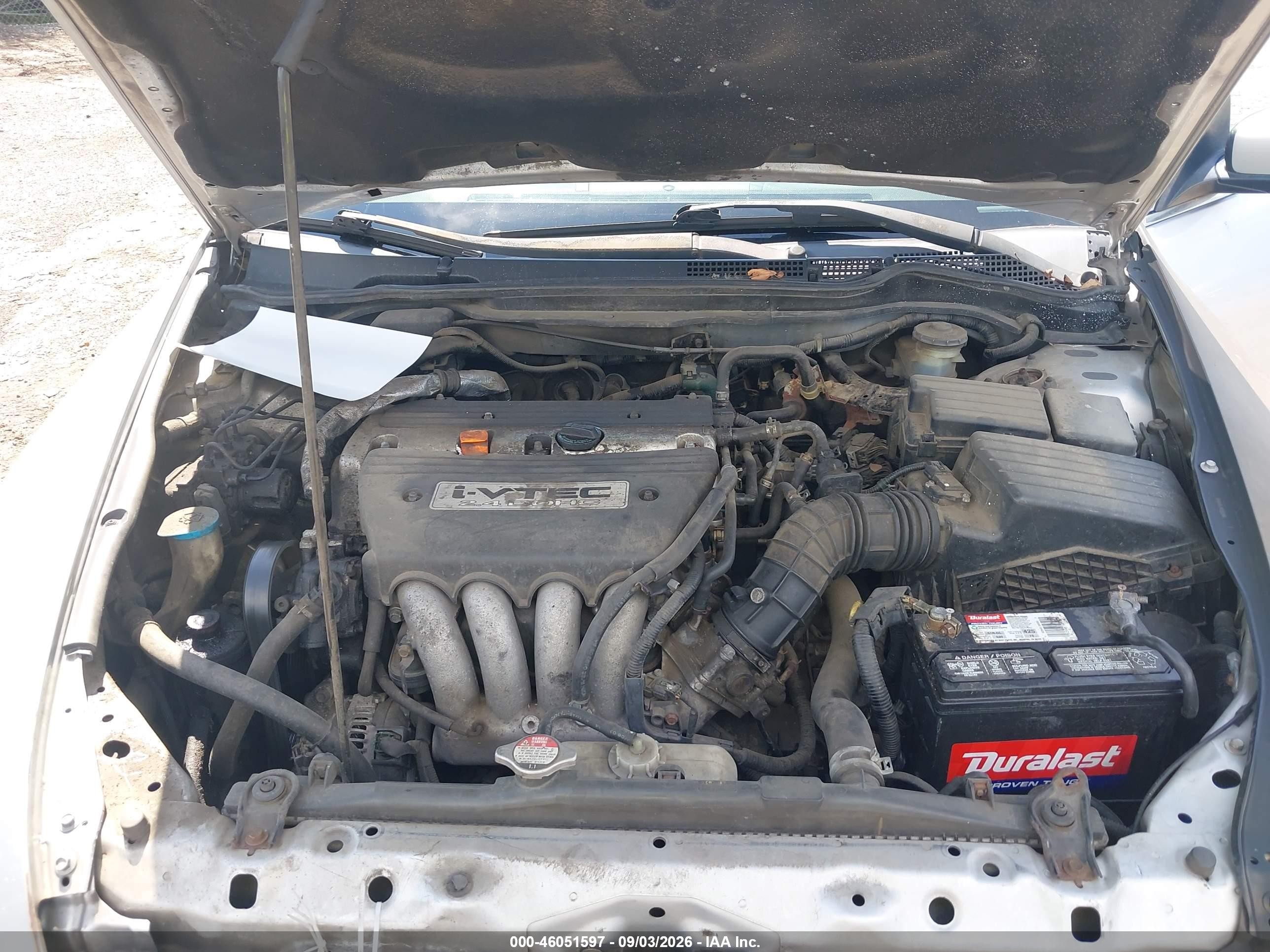 2006 Honda Accord 2.4 Lx Silver vin: JHMCM56476C005971