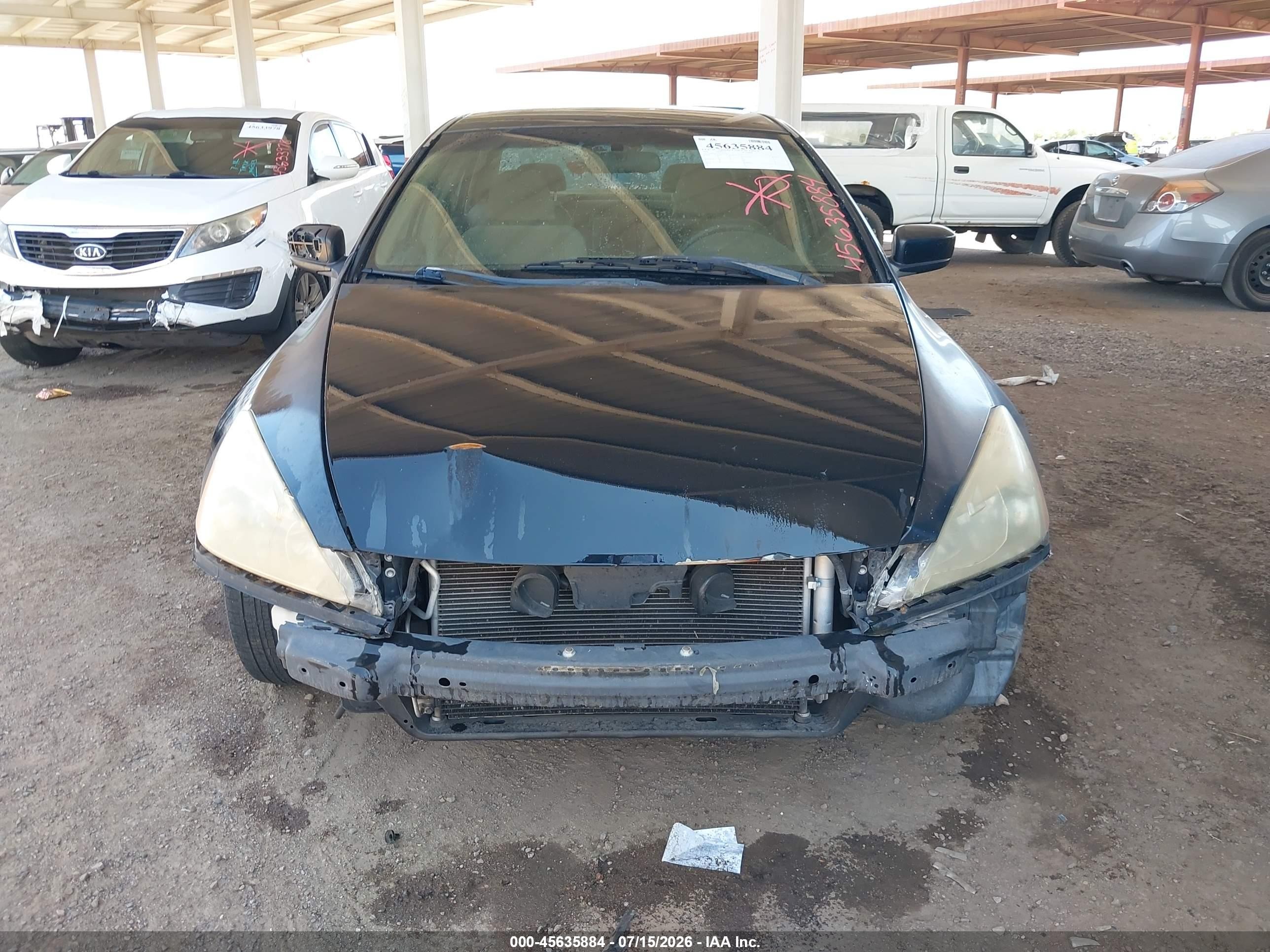 2006 Honda Accord 2.4 Lx Black vin: JHMCM56476C010393