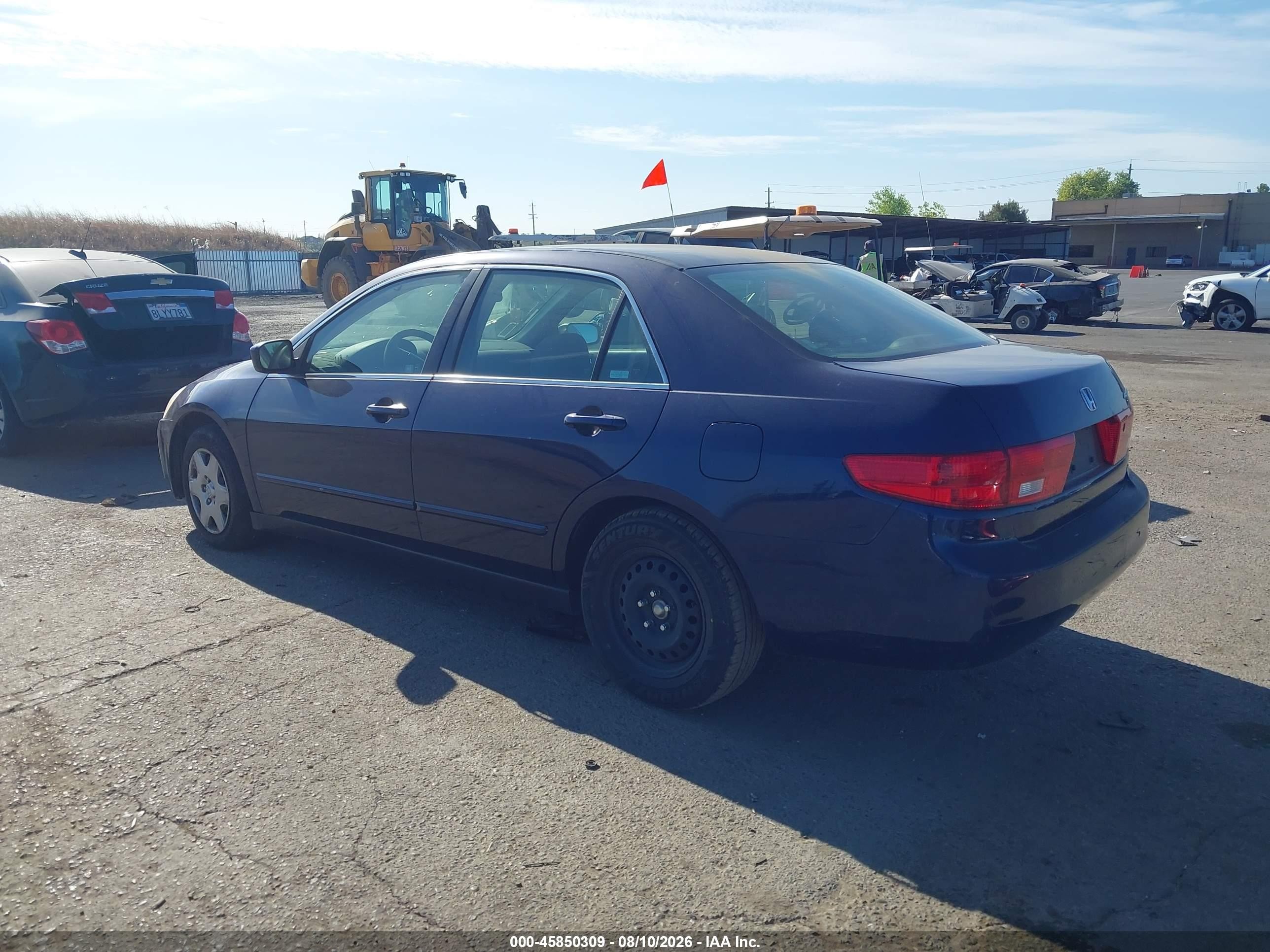 2005 Honda Accord 2.4 Lx Blue vin: JHMCM56485C000289