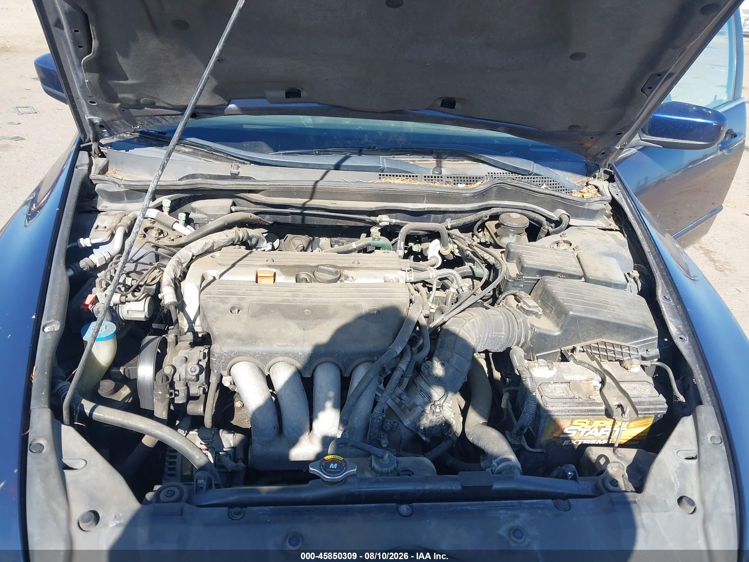 2005 Honda Accord 2.4 Lx Blue vin: JHMCM56485C000289